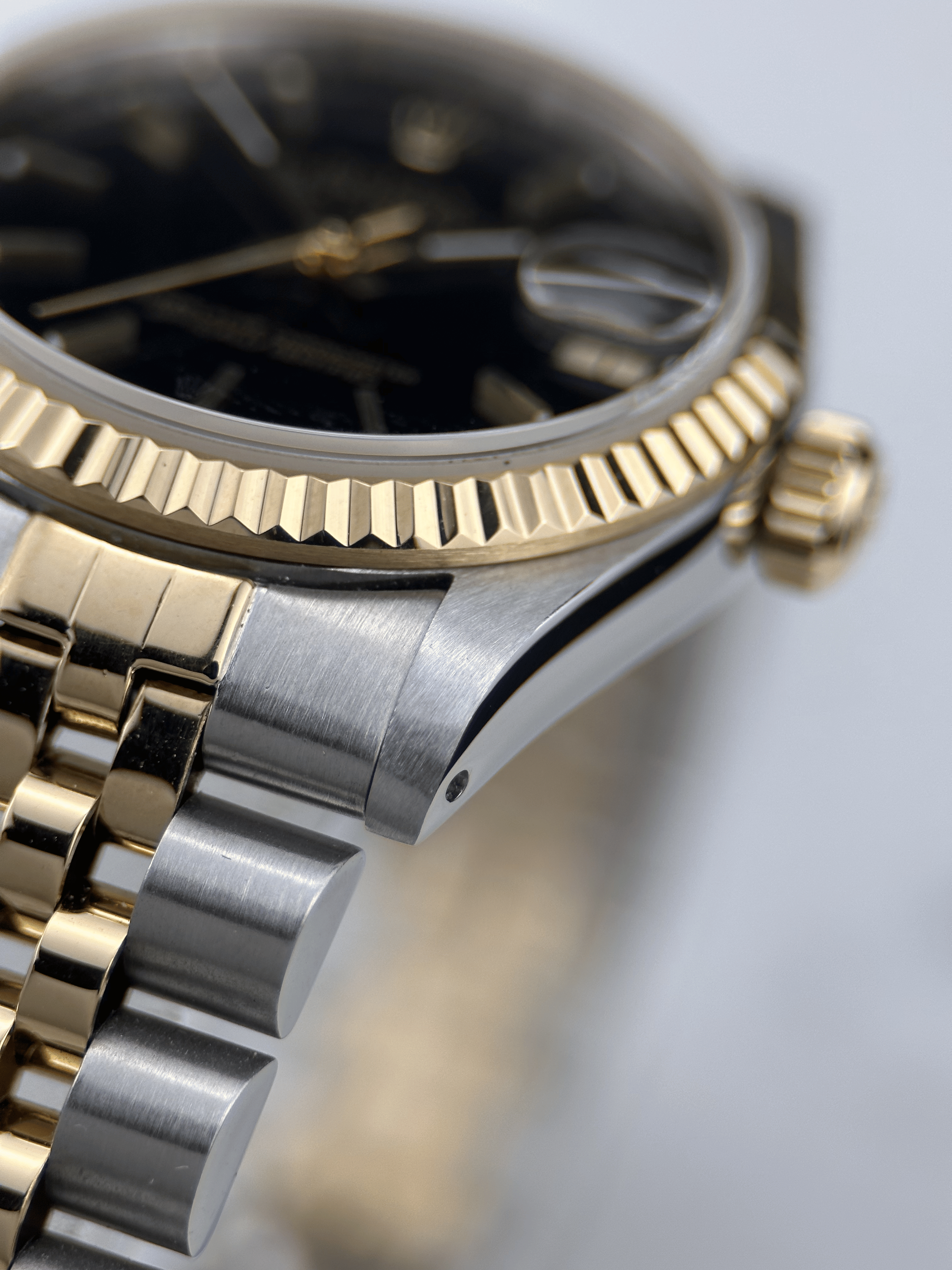 Rolex Datejust 31mm Schwarz 68273 Fullset 1985