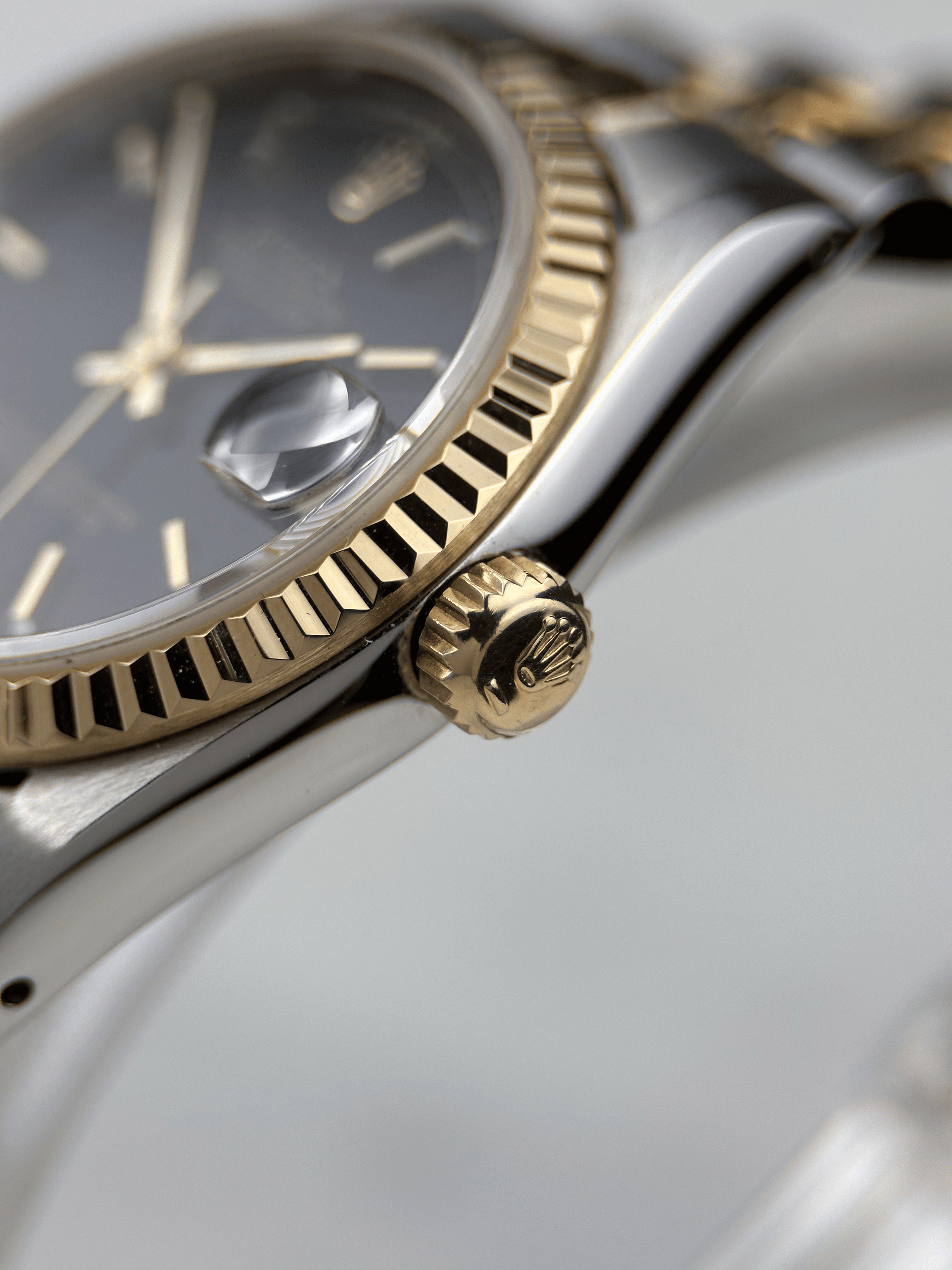 Rolex Datejust 31mm Schwarz 68273 Fullset 1985