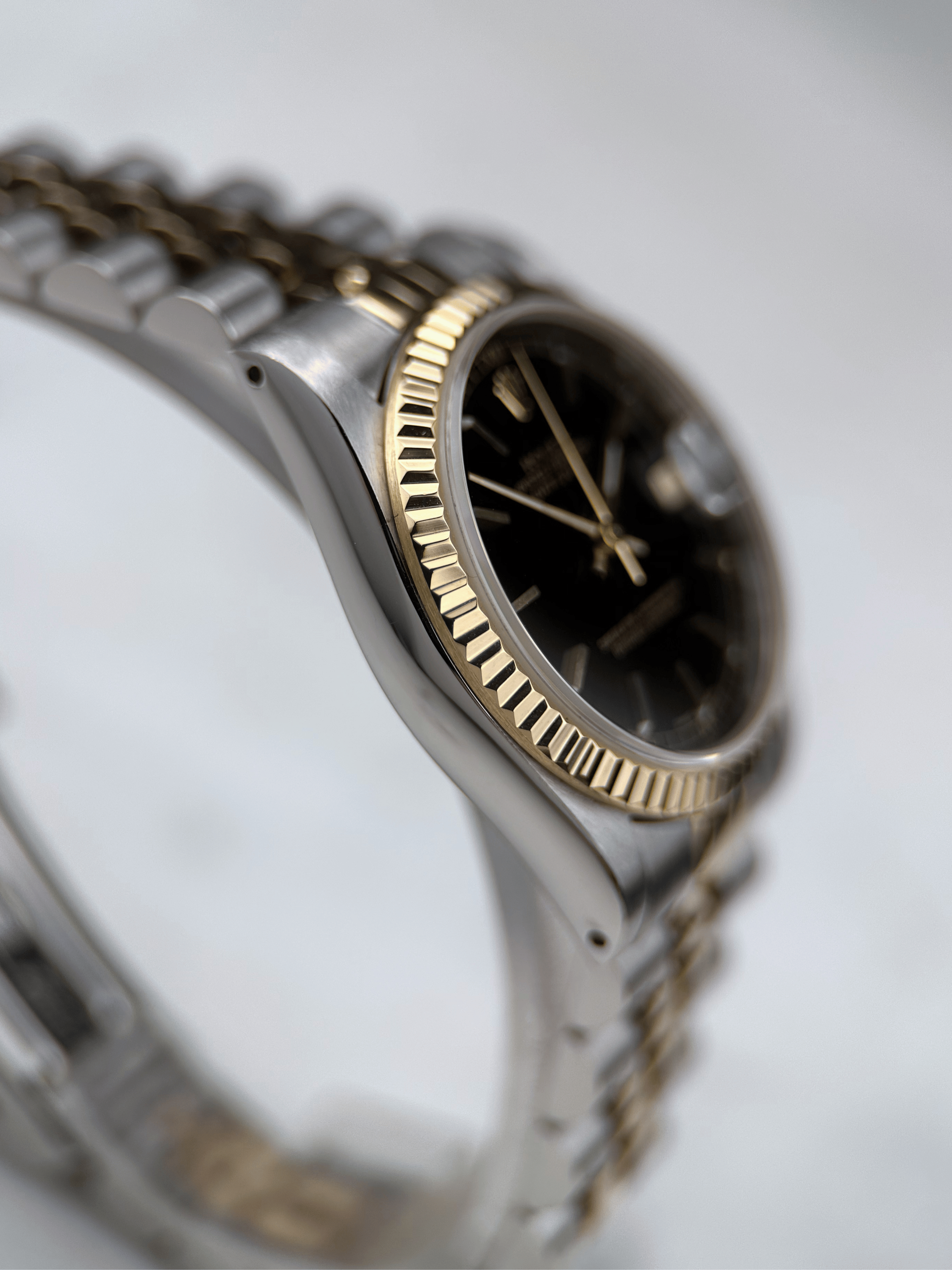 Rolex Datejust 31mm Schwarz 68273 Fullset 1985