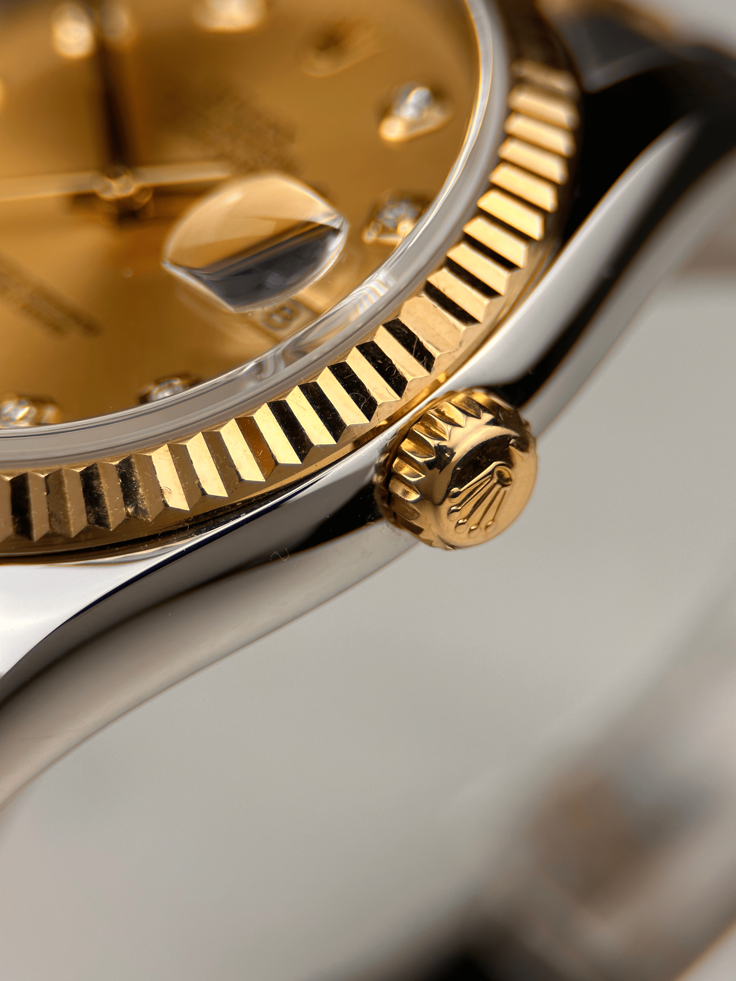 Rolex Datejust 36 Champagner Brillant 116233 Org. Papiere 2007