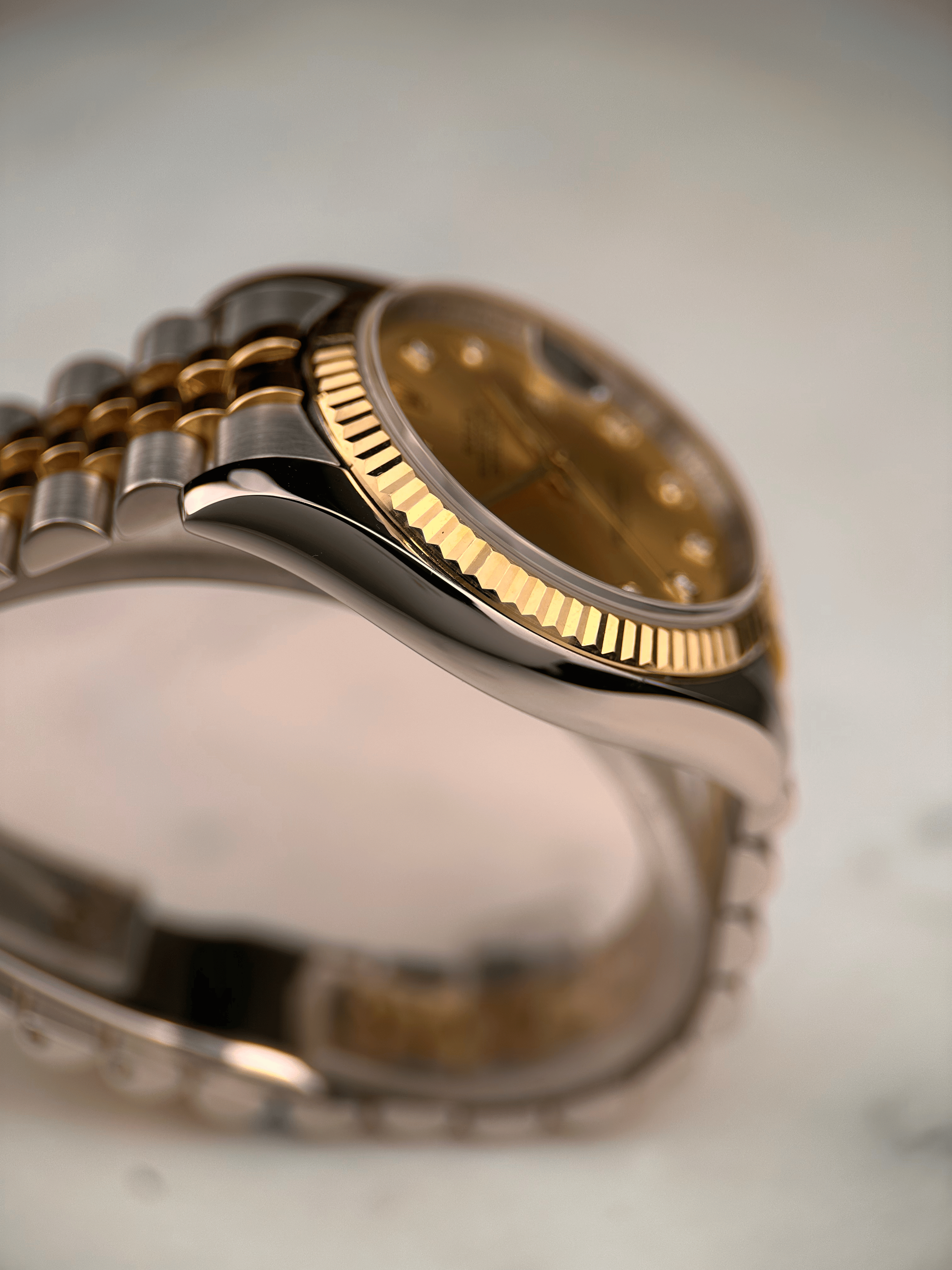 Rolex Datejust 36 Champagner Brillant 116233 Org. Papiere 2007