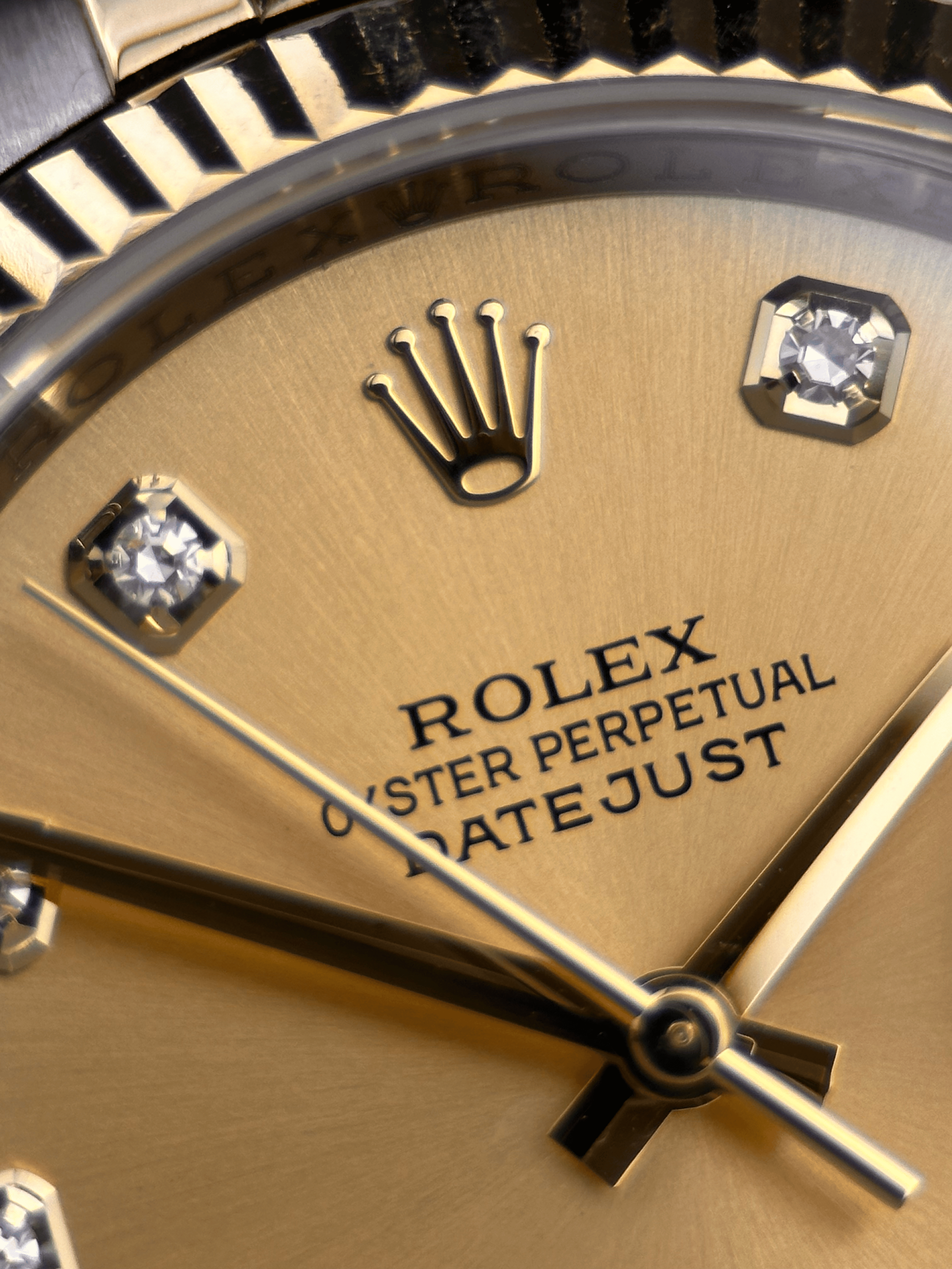 Rolex Datejust 36 Champagner Brillant 116233 Org. Papiere 2007