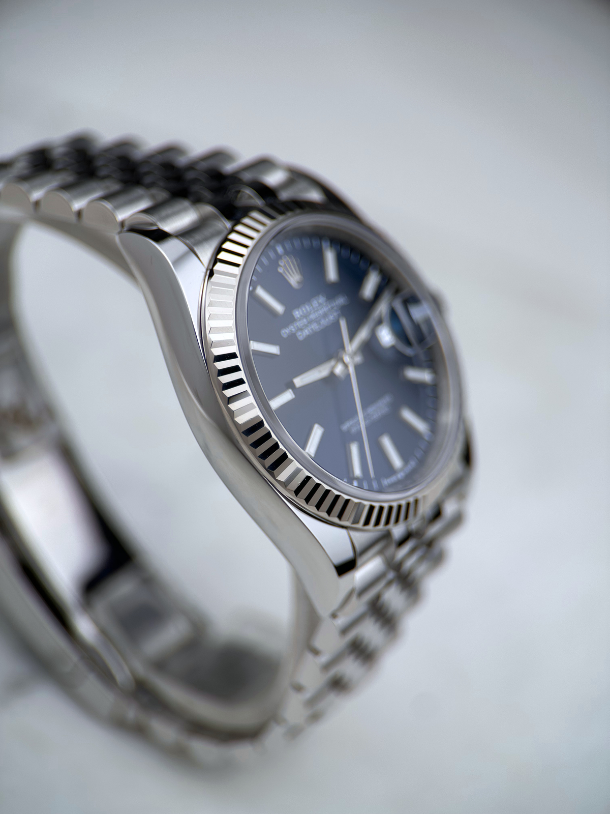 Rolex Datejust 36 Blau Index 126234 Fullset 2019