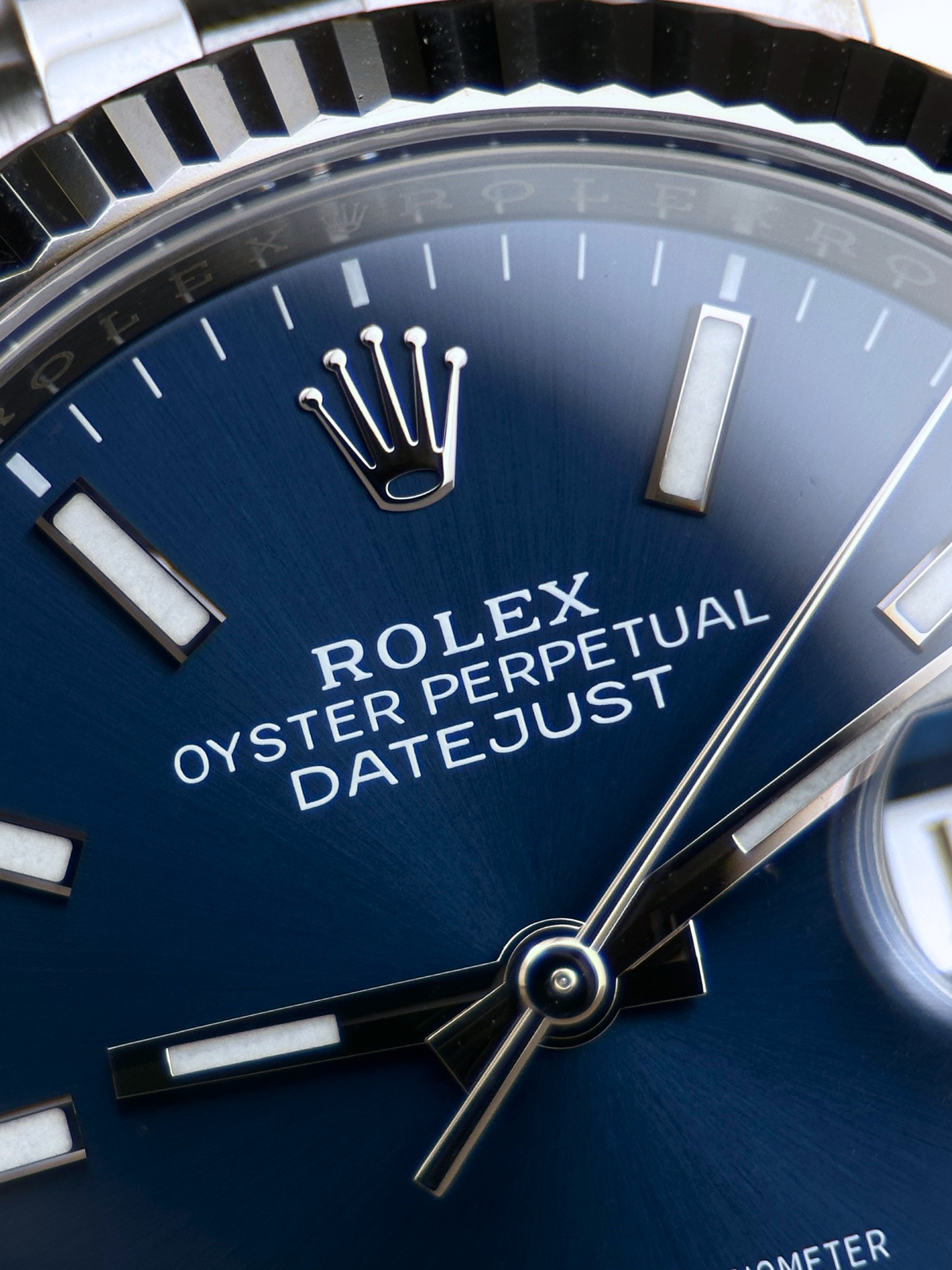 Rolex Datejust 36 Blau Index 126234 Fullset 2019