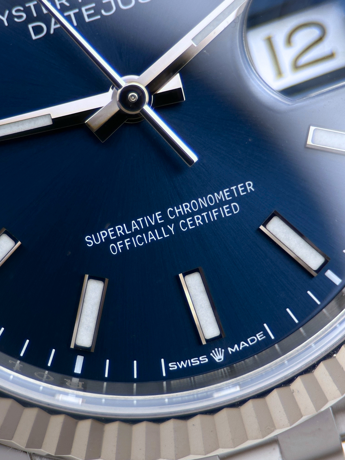 Rolex Datejust 36 Blau Index 126234 Fullset 2019