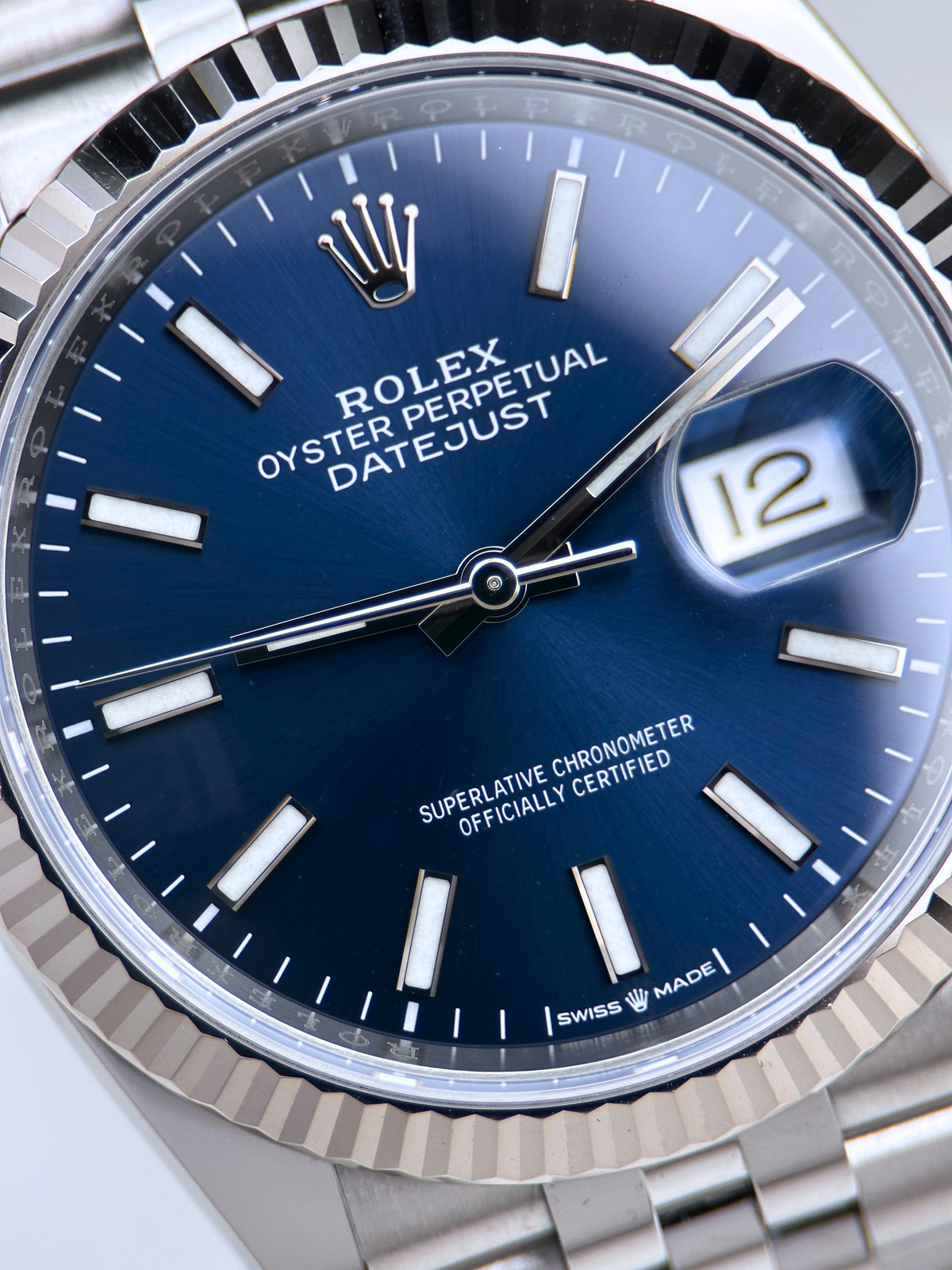 Rolex Datejust 36 Blau Index 126234 Fullset 2019