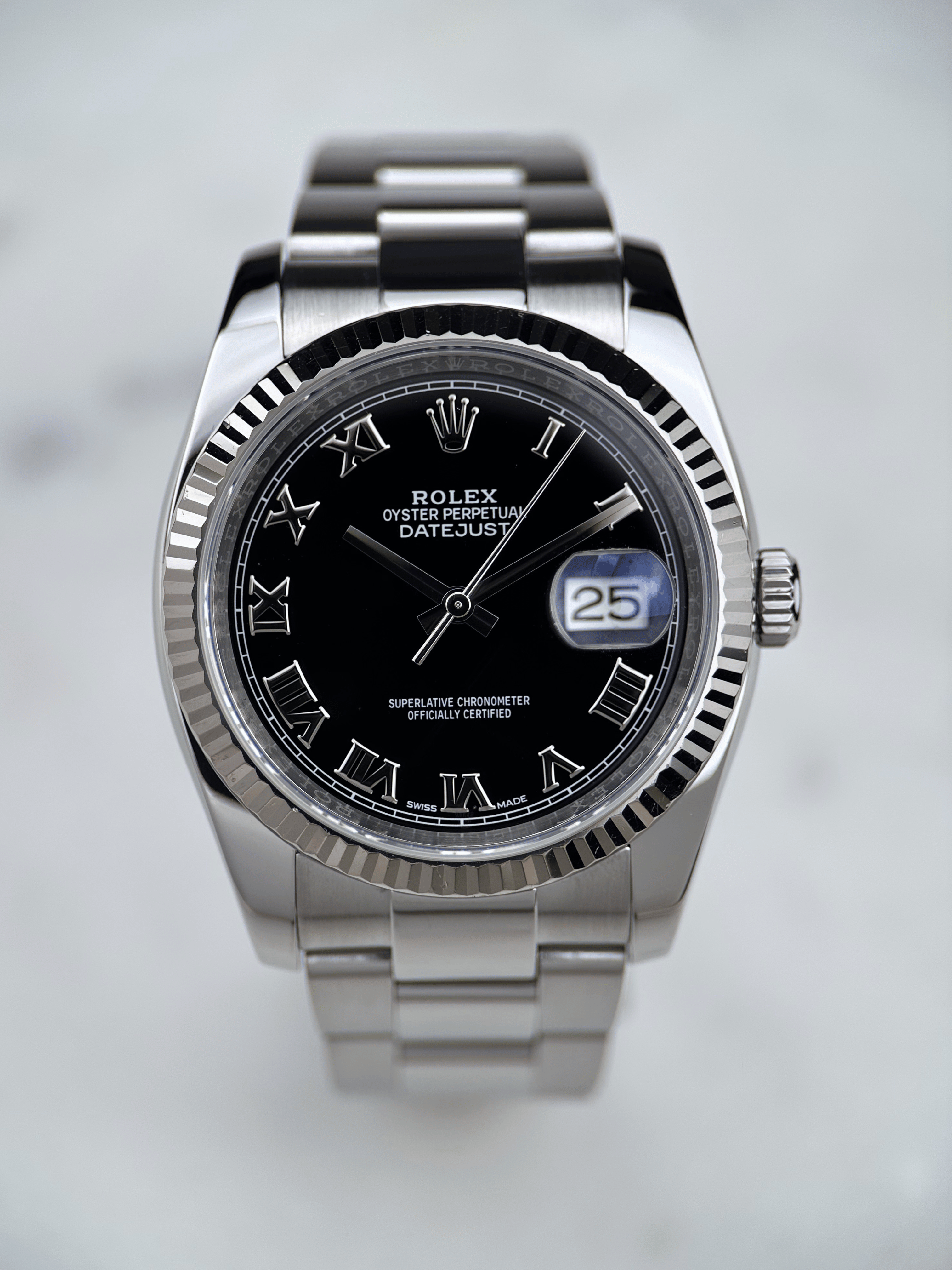 Rolex Datejust 36MM 126234 Schwarz Fullset 2018
