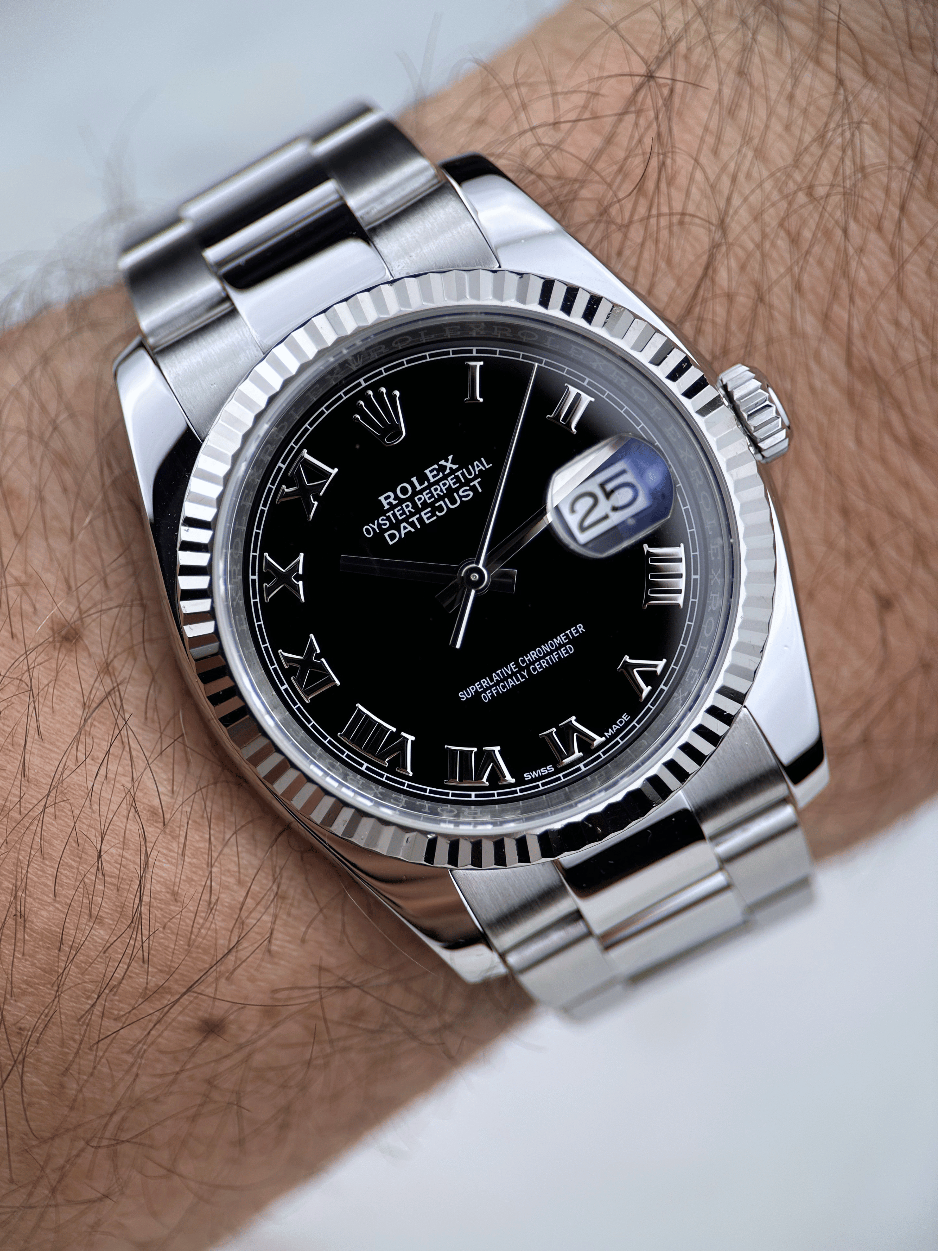 Rolex Datejust 36MM 126234 Schwarz Fullset 2018