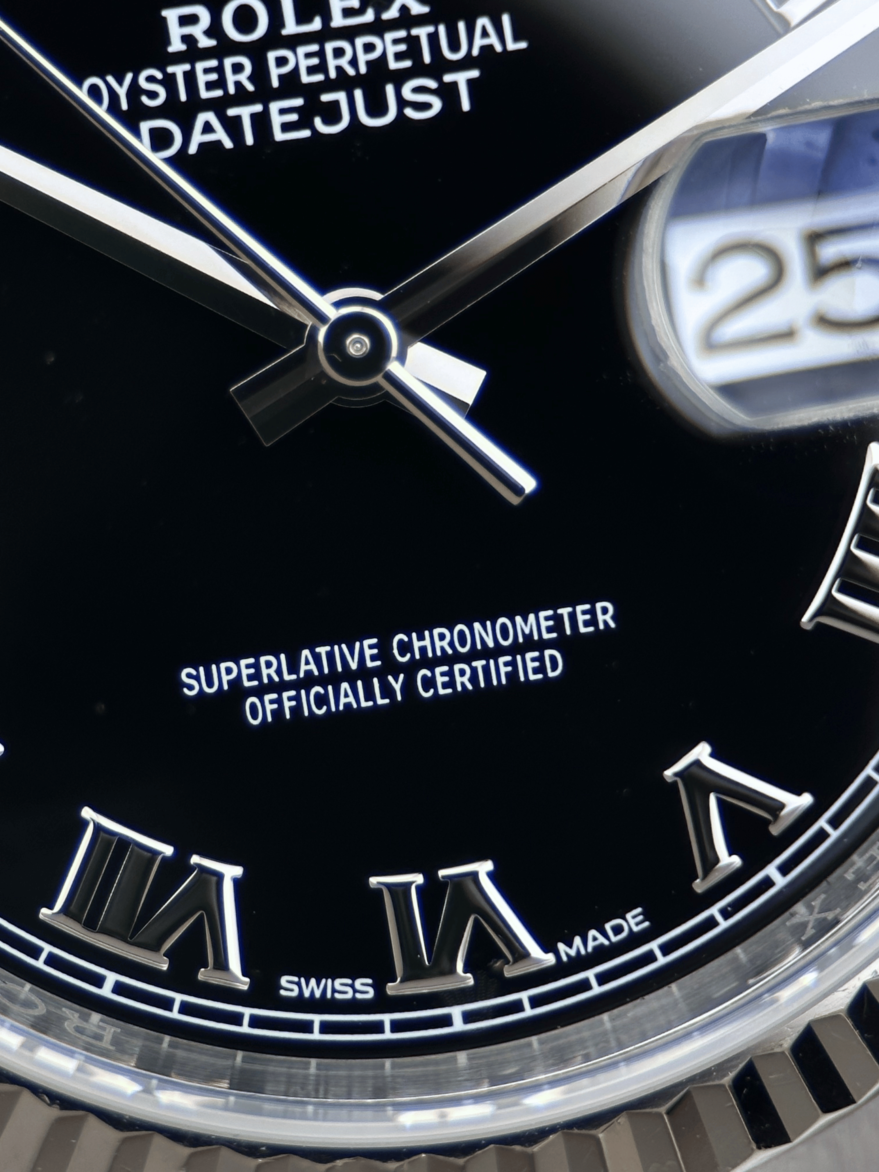 Rolex Datejust 36MM 126234 Schwarz Fullset 2018