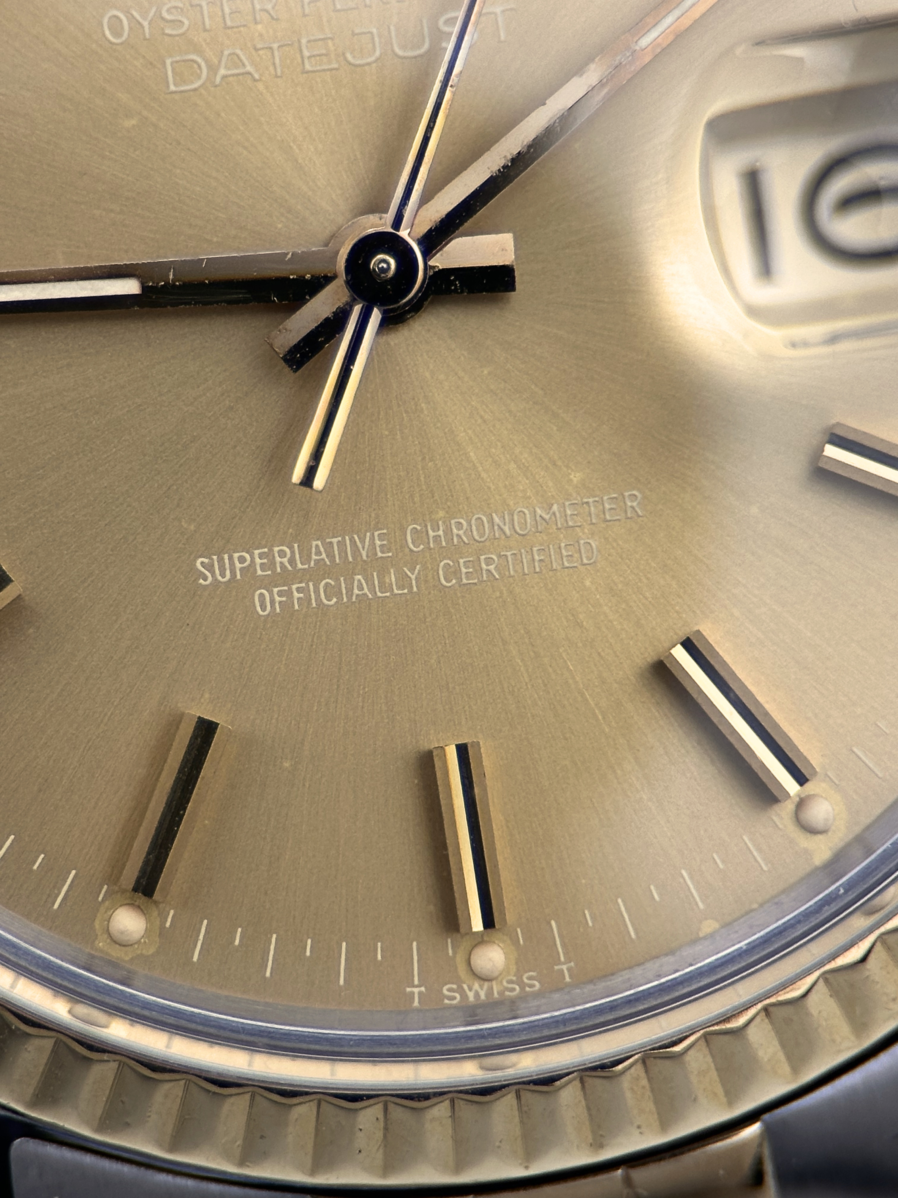 Rolex Datejust 36MM 16013 Champagner 1978 Service 2026