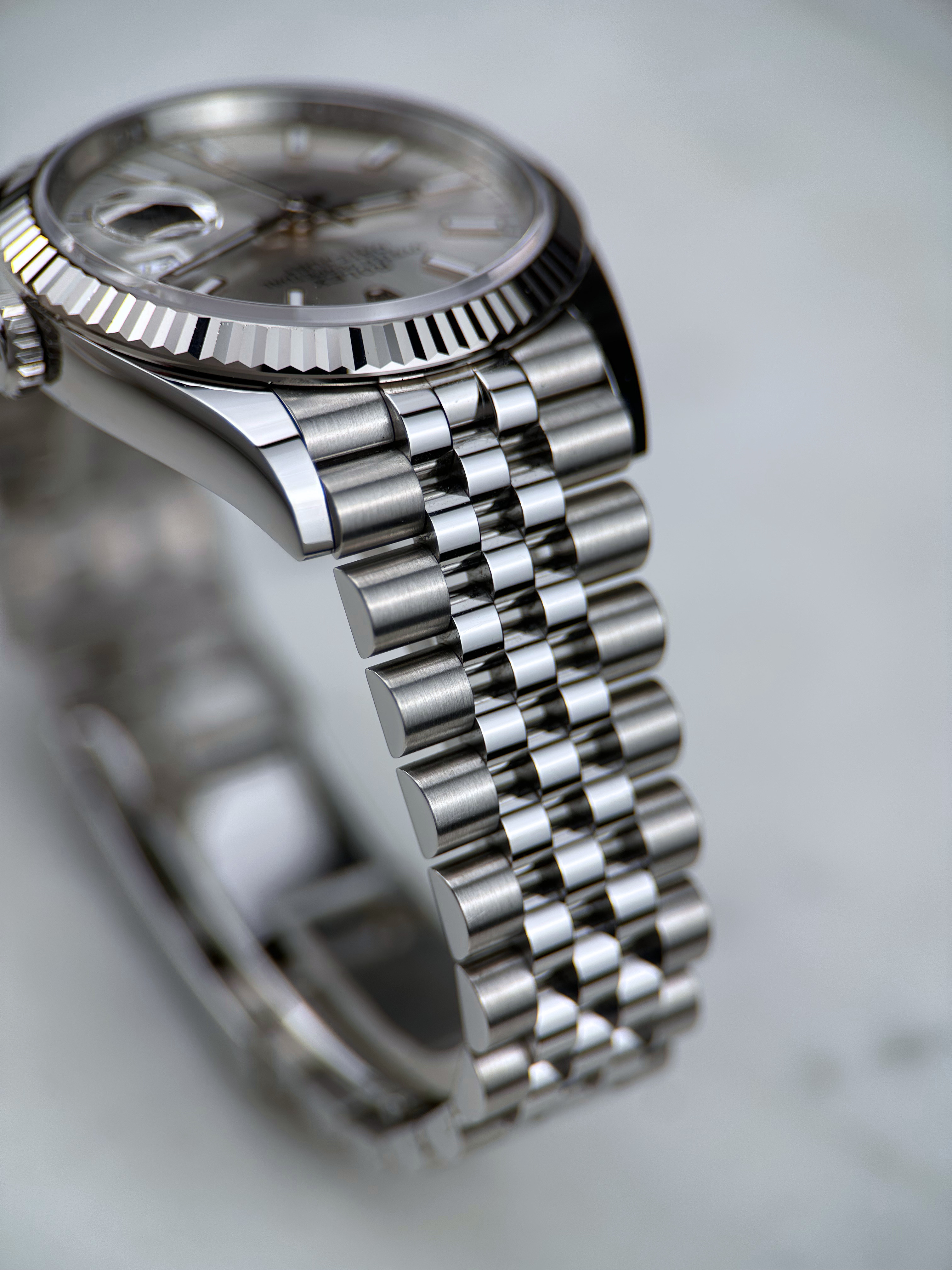 Rolex Datejust 36 Silber Index 126234 Fullset 2024