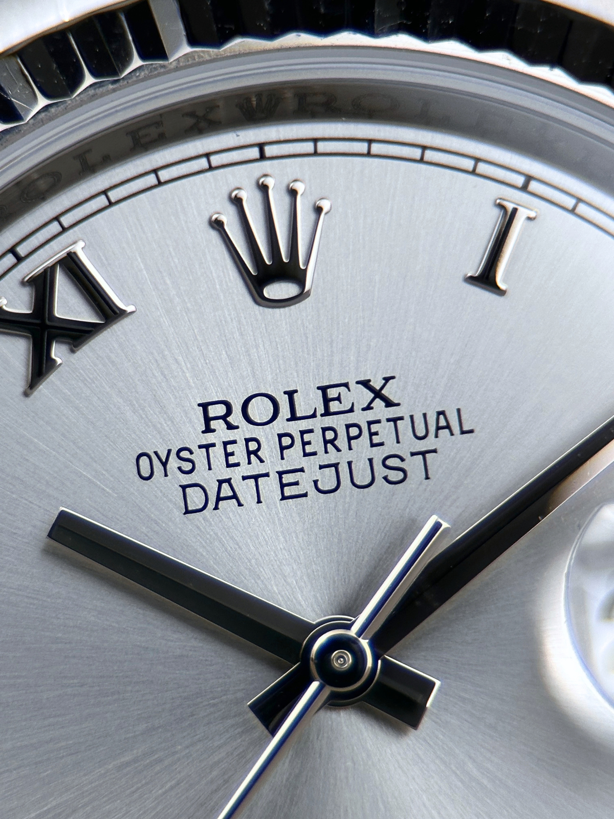 Rolex Datejust 36 Silber Römisch 116234 Fullset 2014
