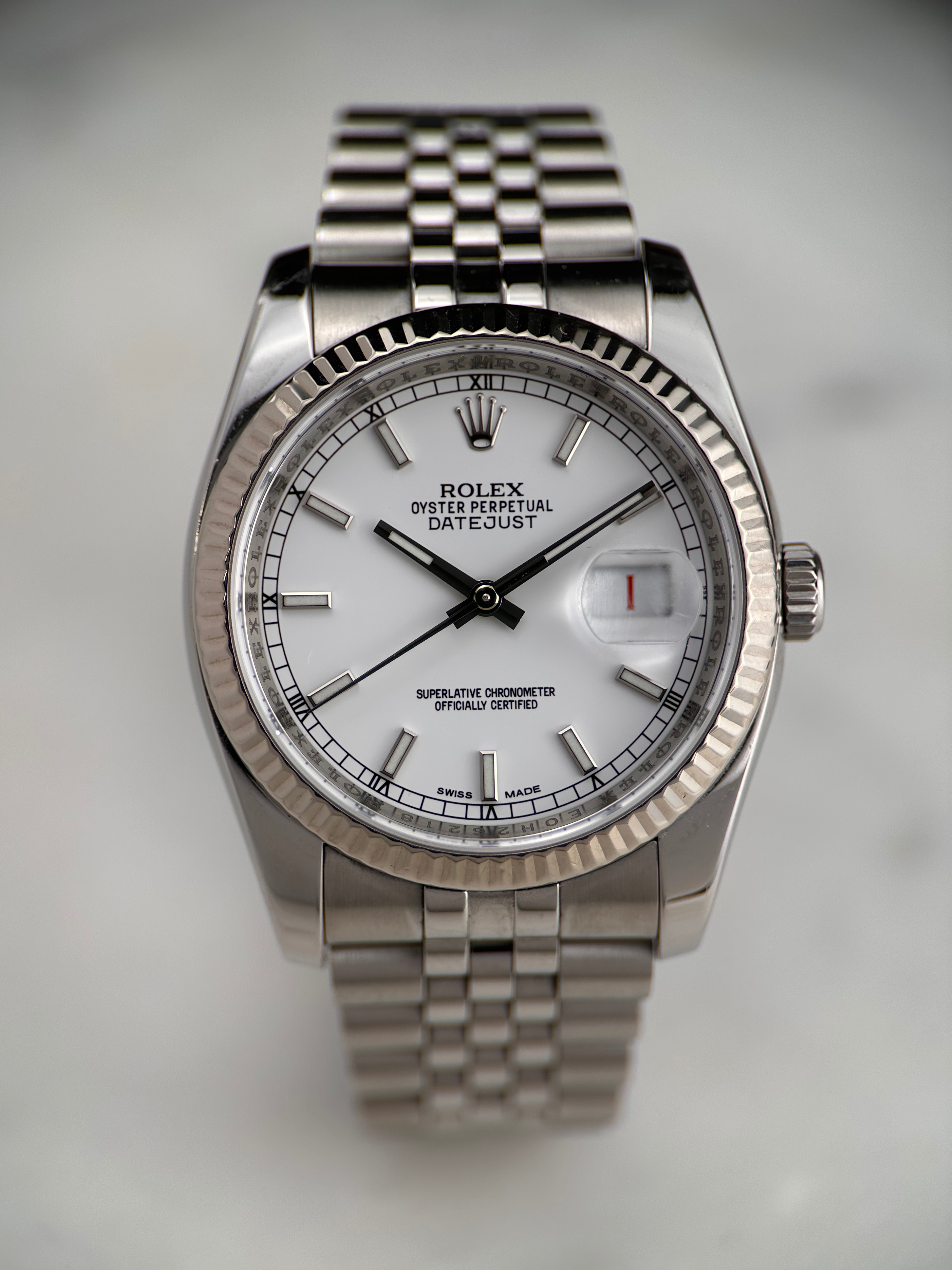 Rolex Datejust Weiß 116234 Fullset 2013