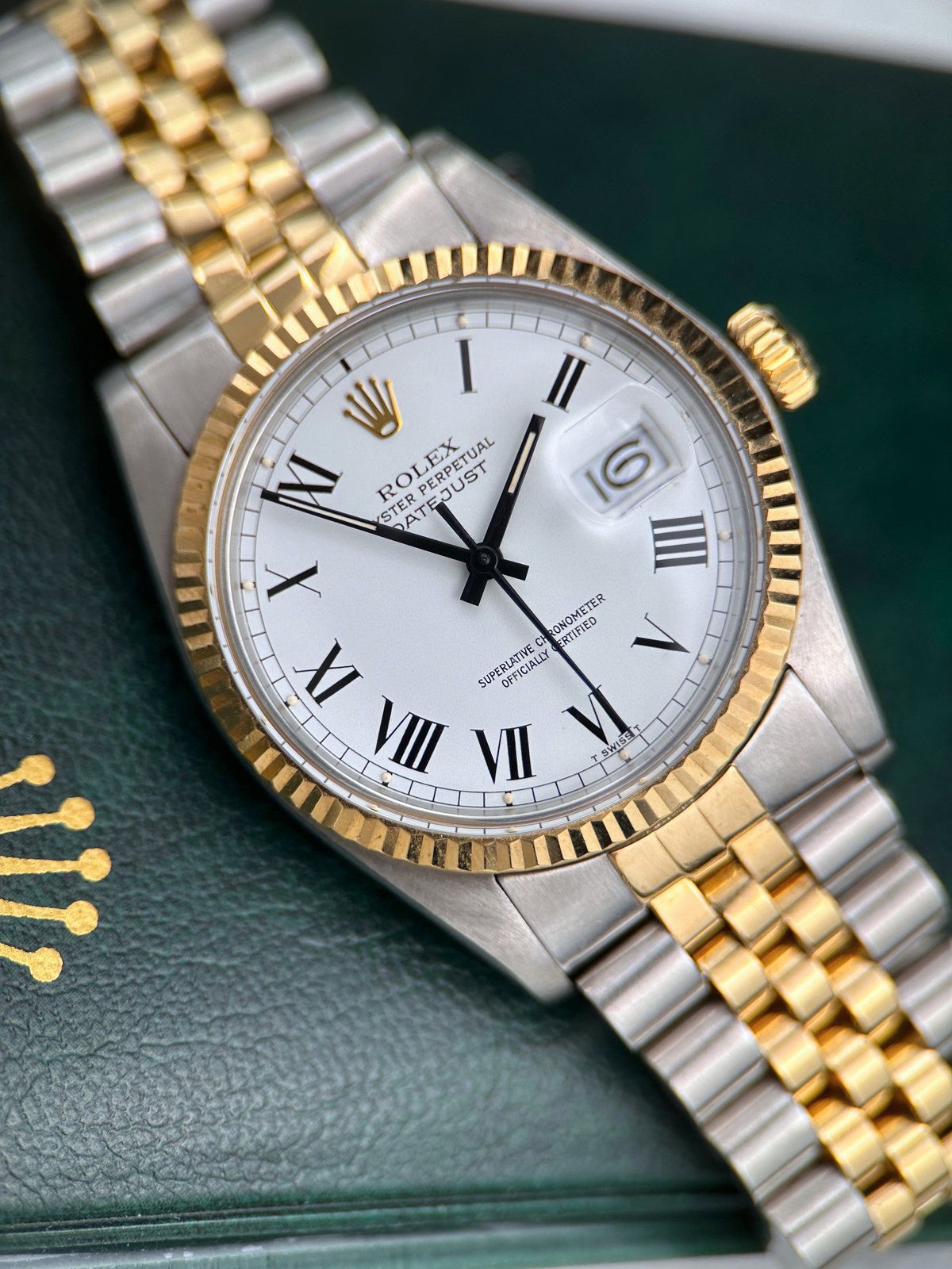 Rolex Datejust 36 "Buckley" 16030 Fullset 1983