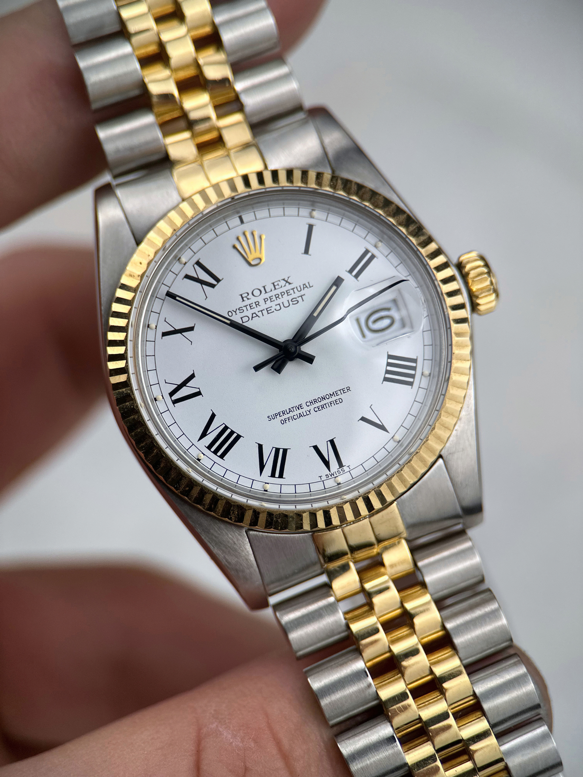 Rolex Datejust 36 "Buckley" 16030 Fullset 1983