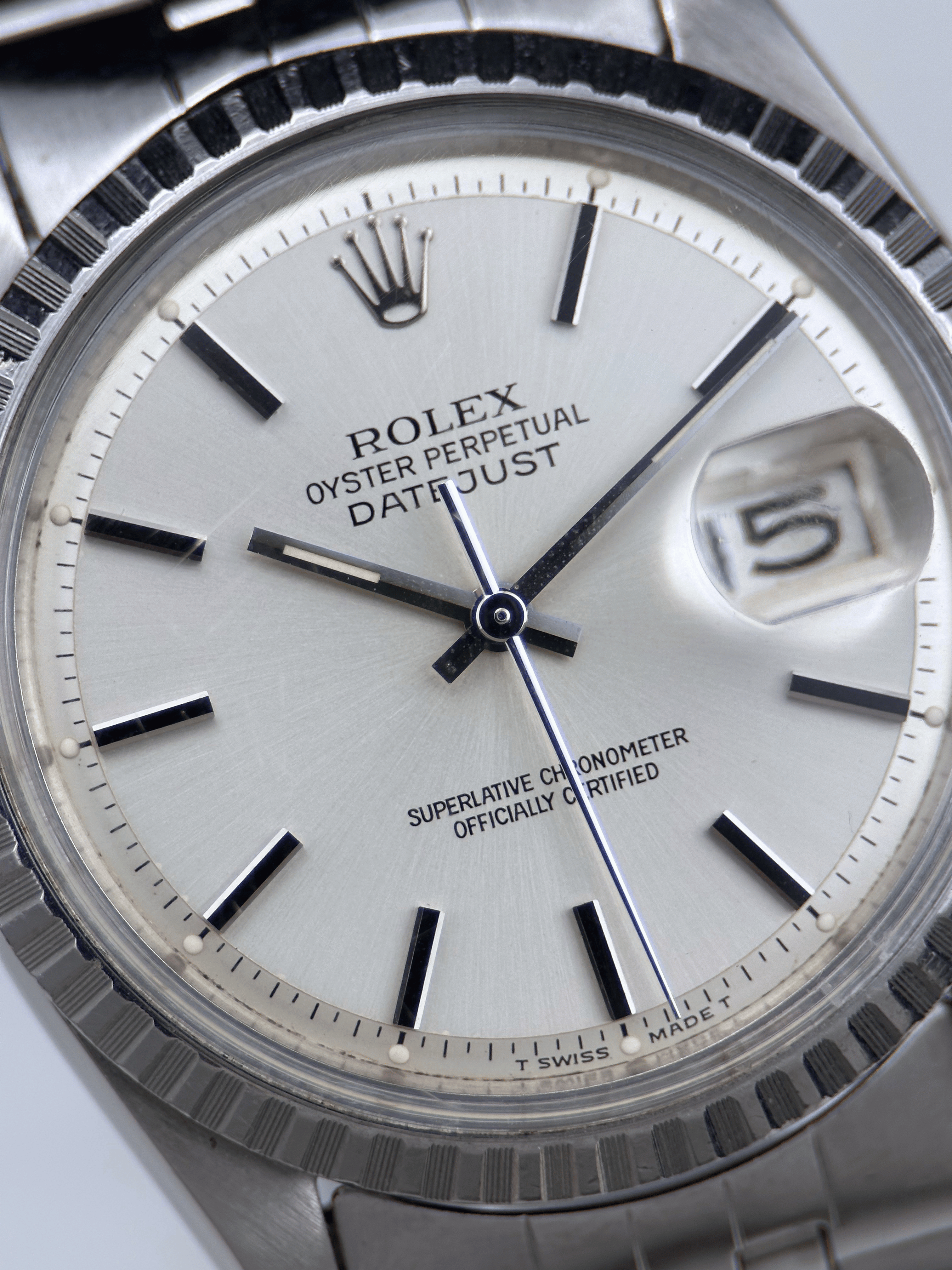 Rolex Datejust 36mm Silber 1603 Fullset 1970