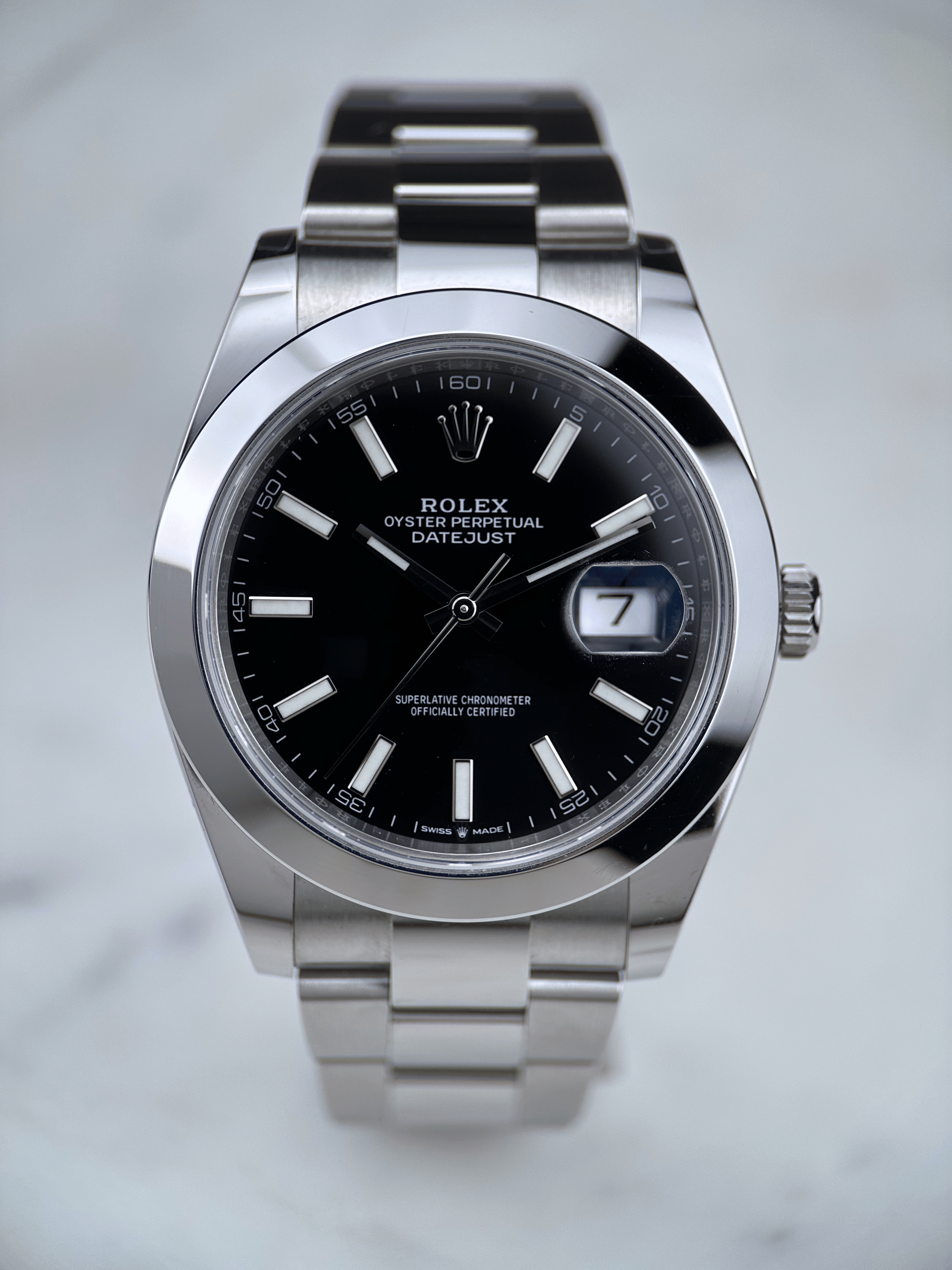Rolex Datejust 41 Schwarz 126300 Fullset 2021
