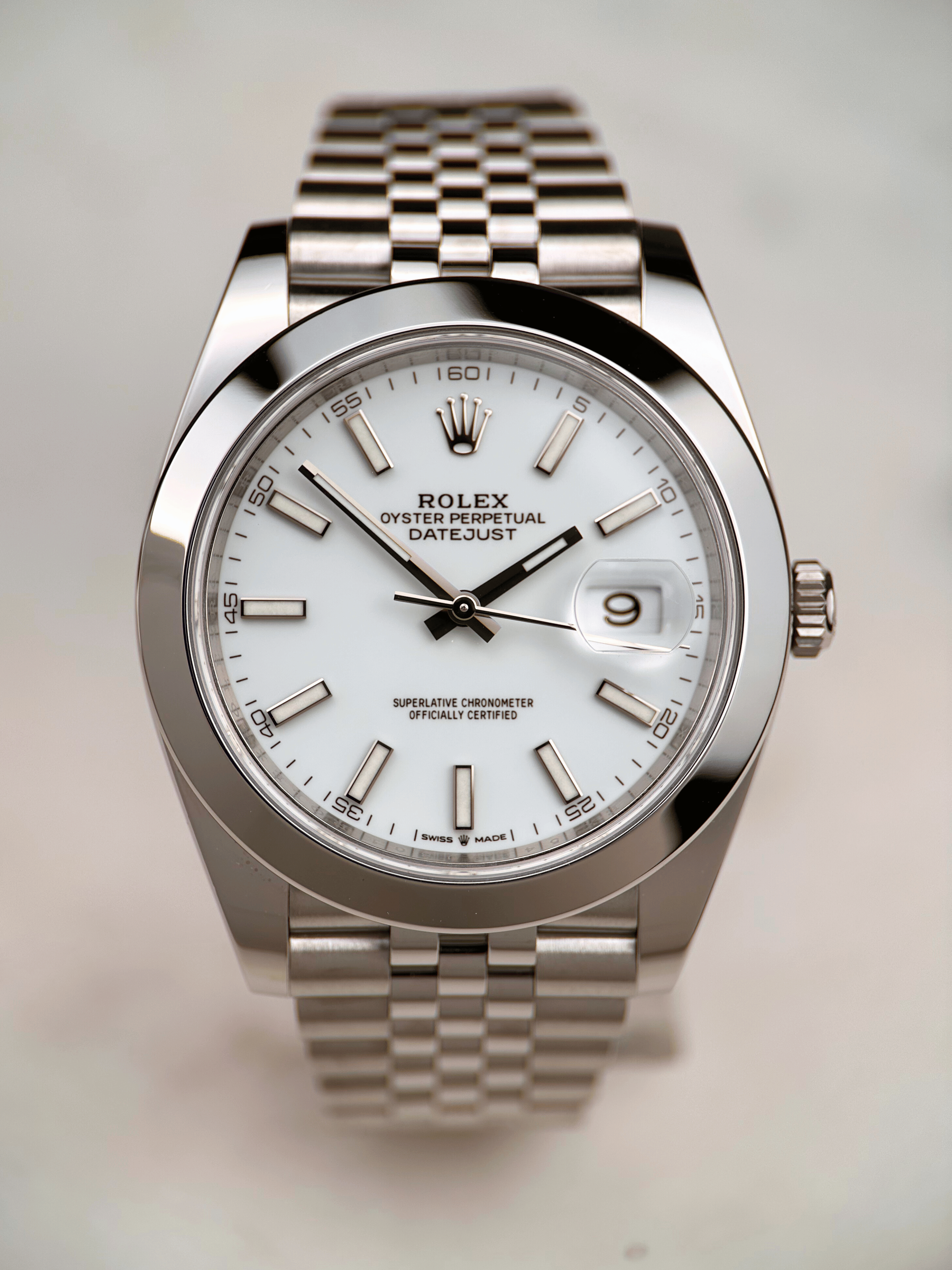 Rolex Datejust 41 Weiß 126300 Fullset 2022