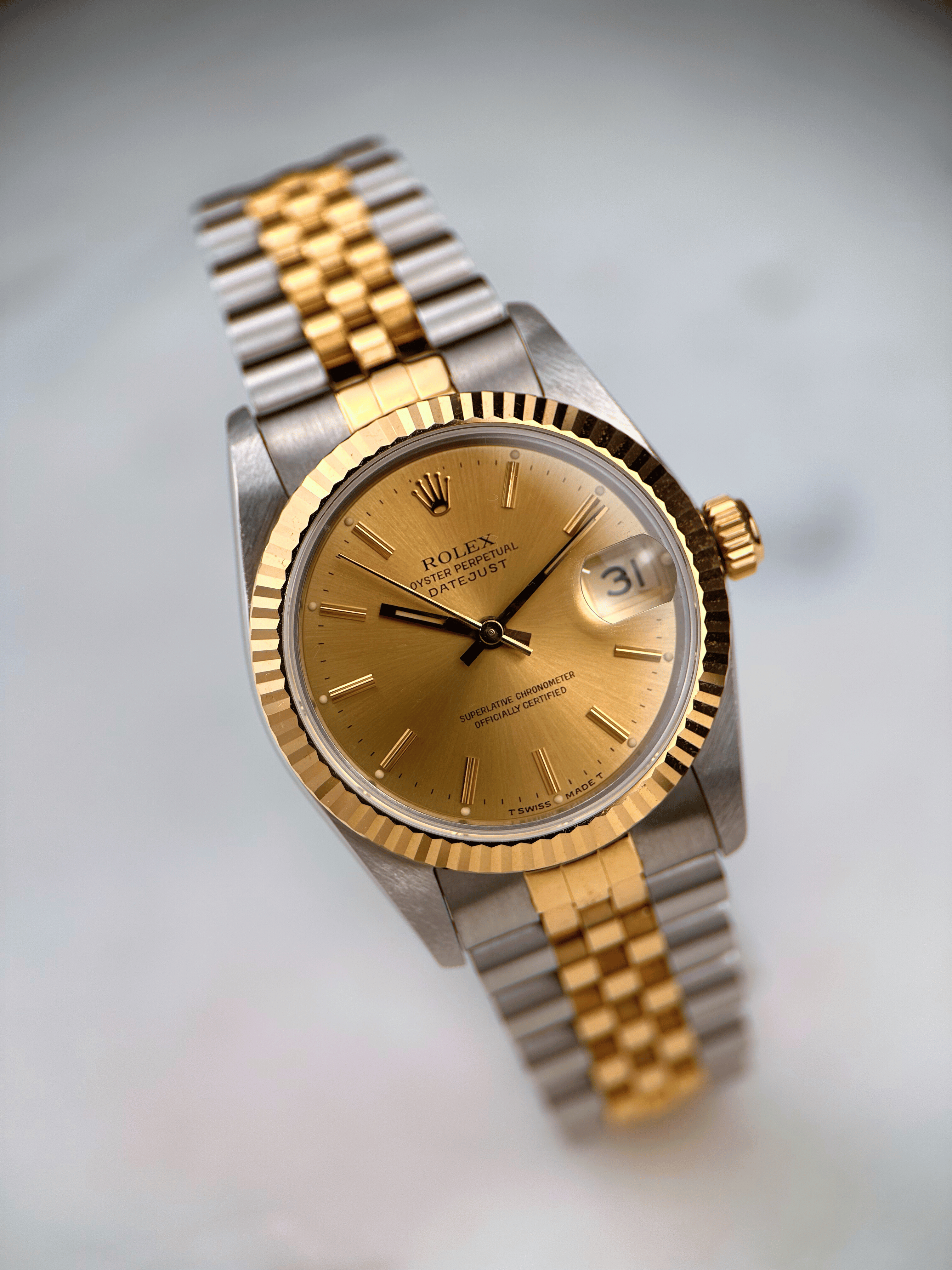 Rolex Datejust 31mm Champagner 68273 NOS Fullset 1989