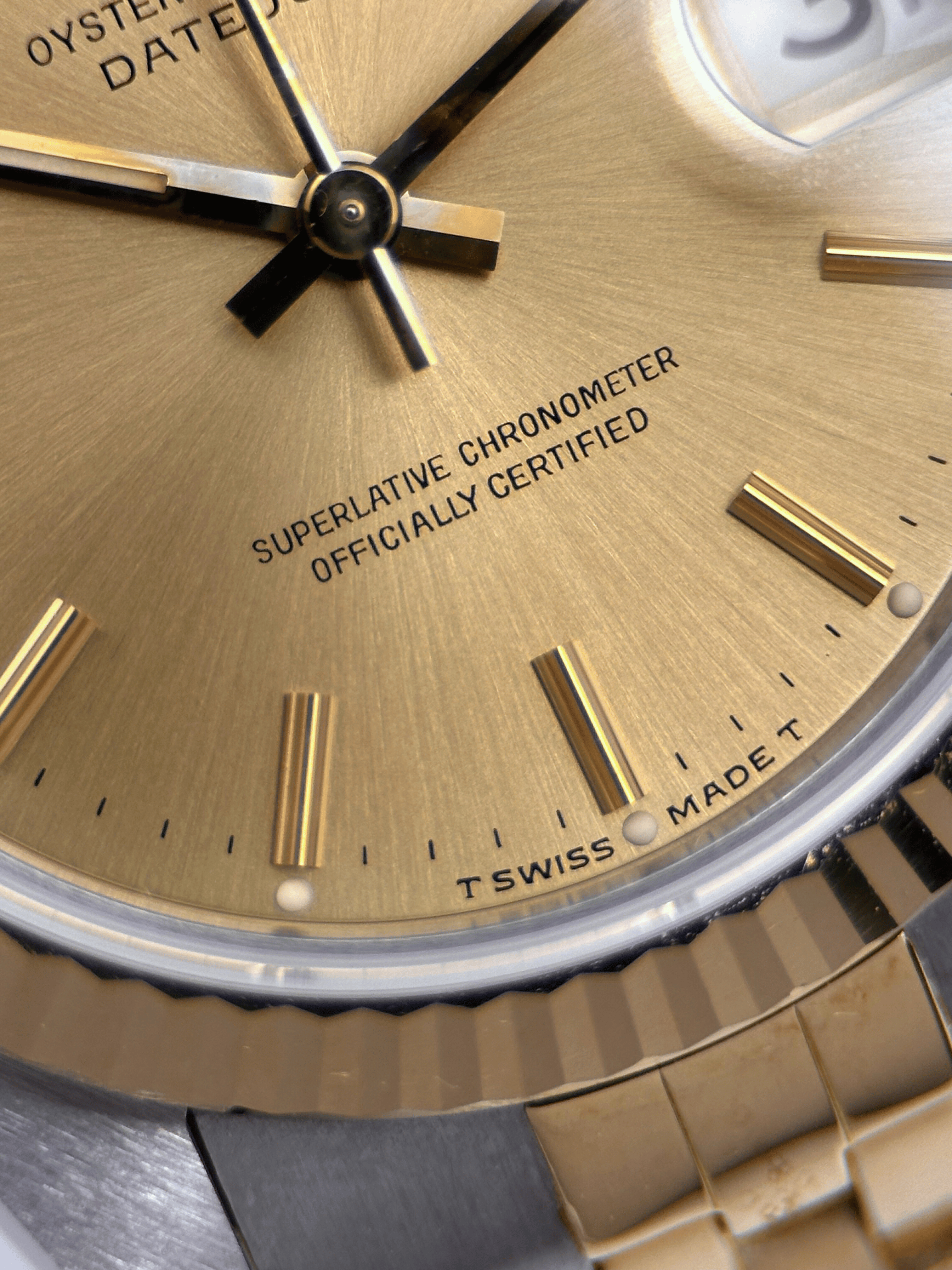 Rolex Datejust 31mm Champagner 68273 NOS Fullset 1989