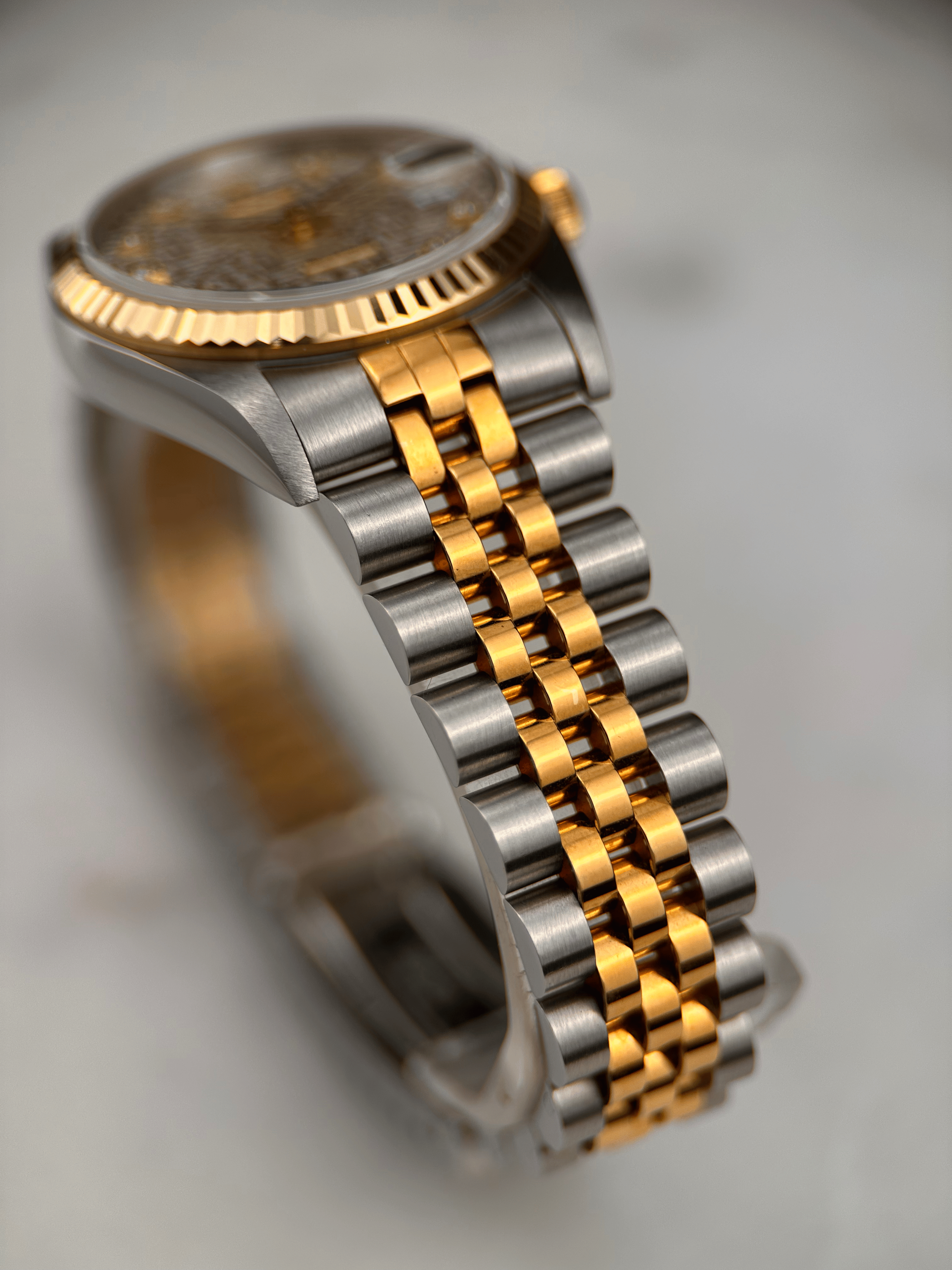 Rolex Datejust 31 Silber Jubilee Brillant 68273 Org. Papiere 1993