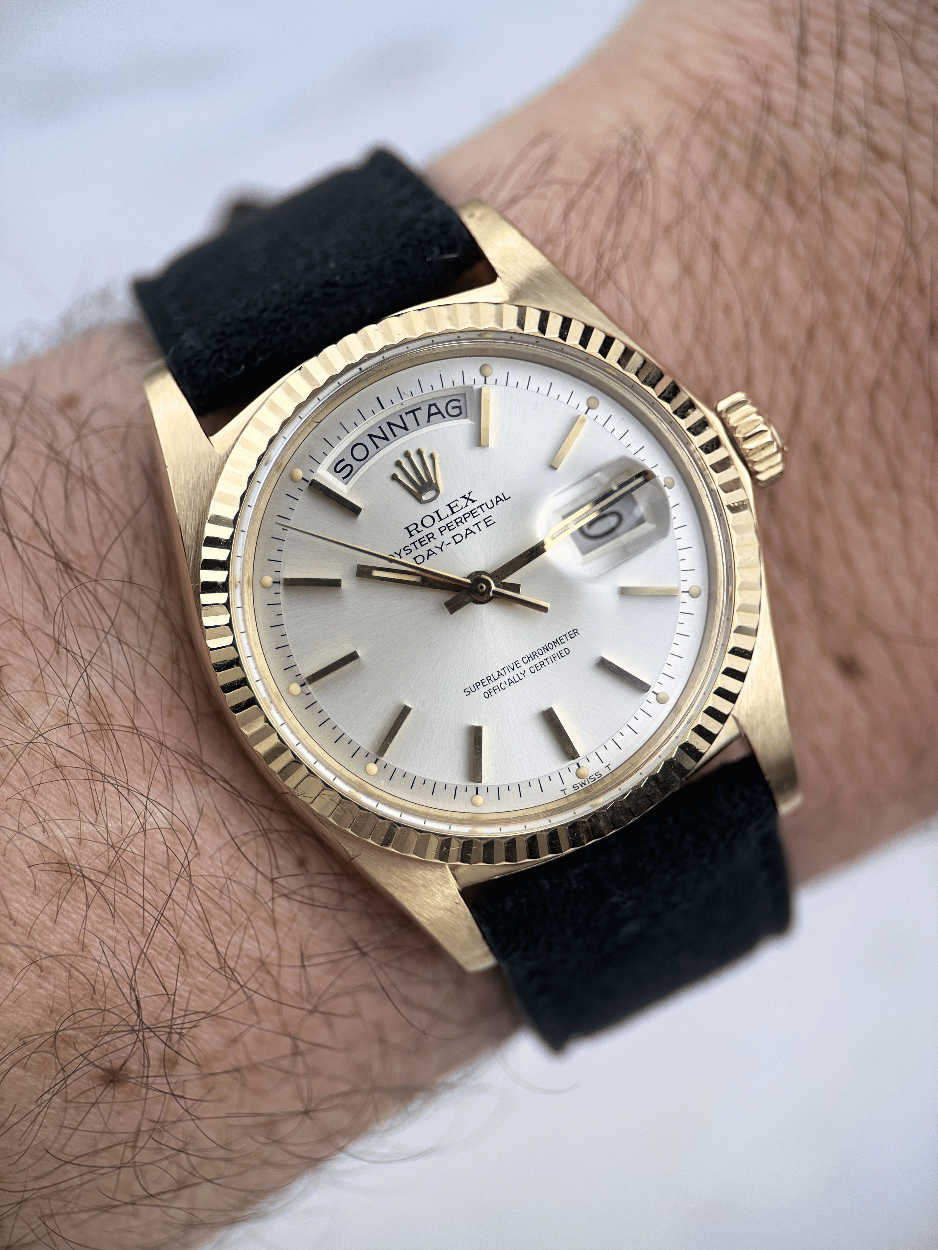 Rolex DayDate 36mm 1803 Silber 1968
