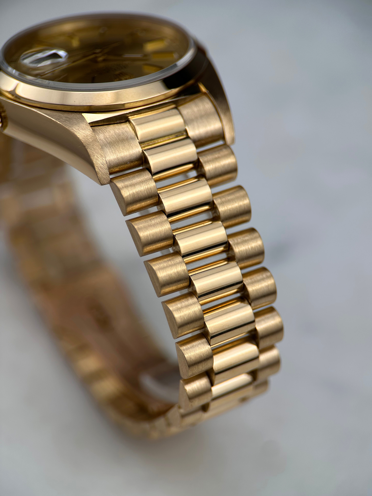Rolex Day Date 36 Champagner 18028 aus 1978