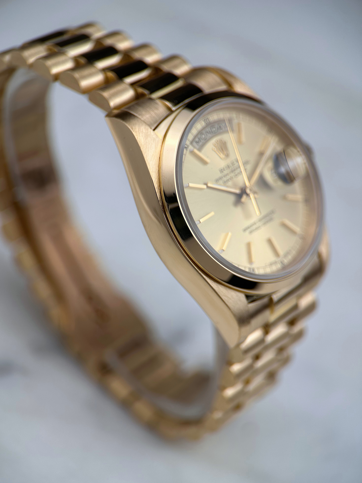 Rolex Day Date 36 Champagner 18028 aus 1978