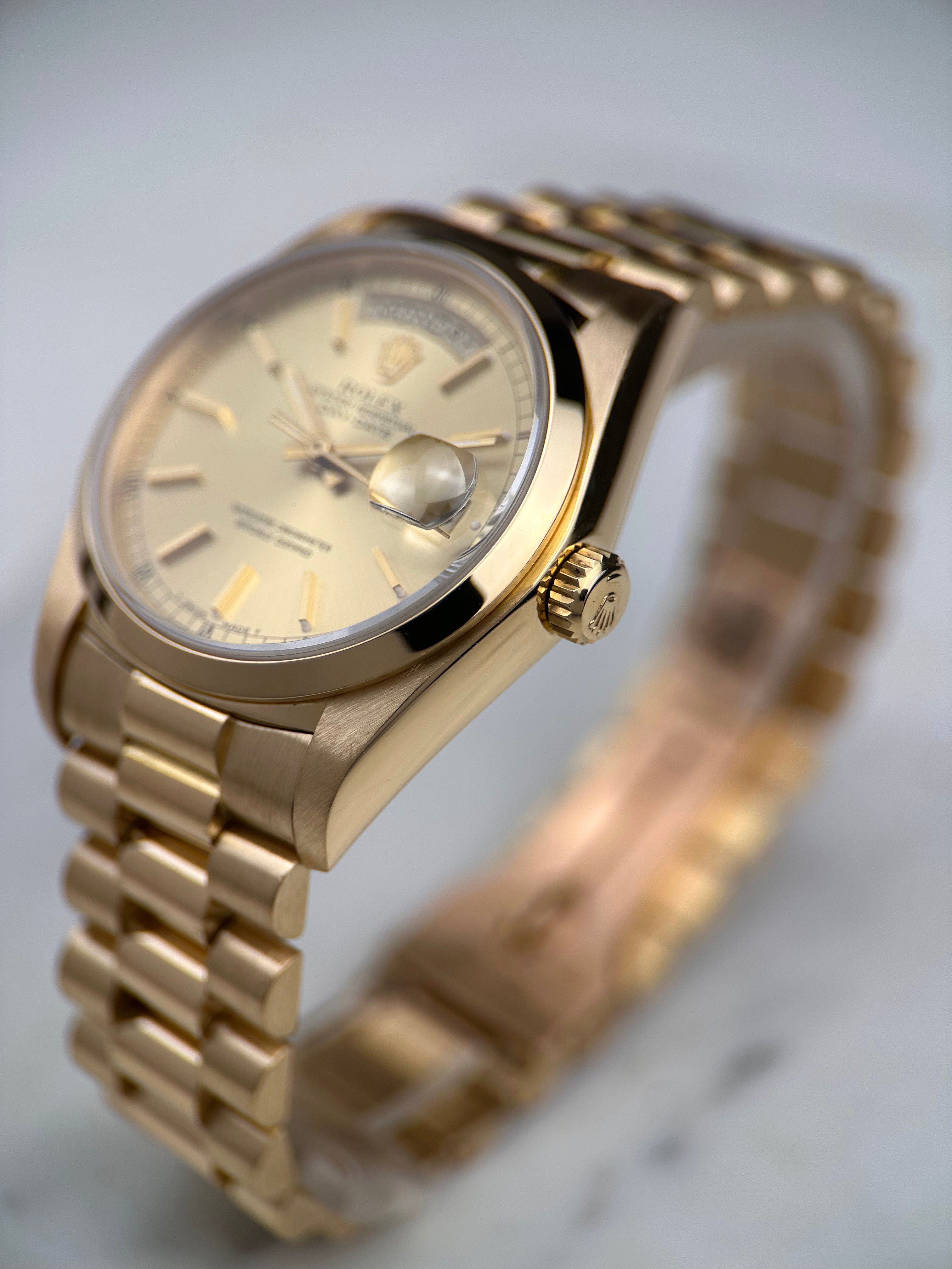 Rolex Day Date 36 Champagner 18028 aus 1978