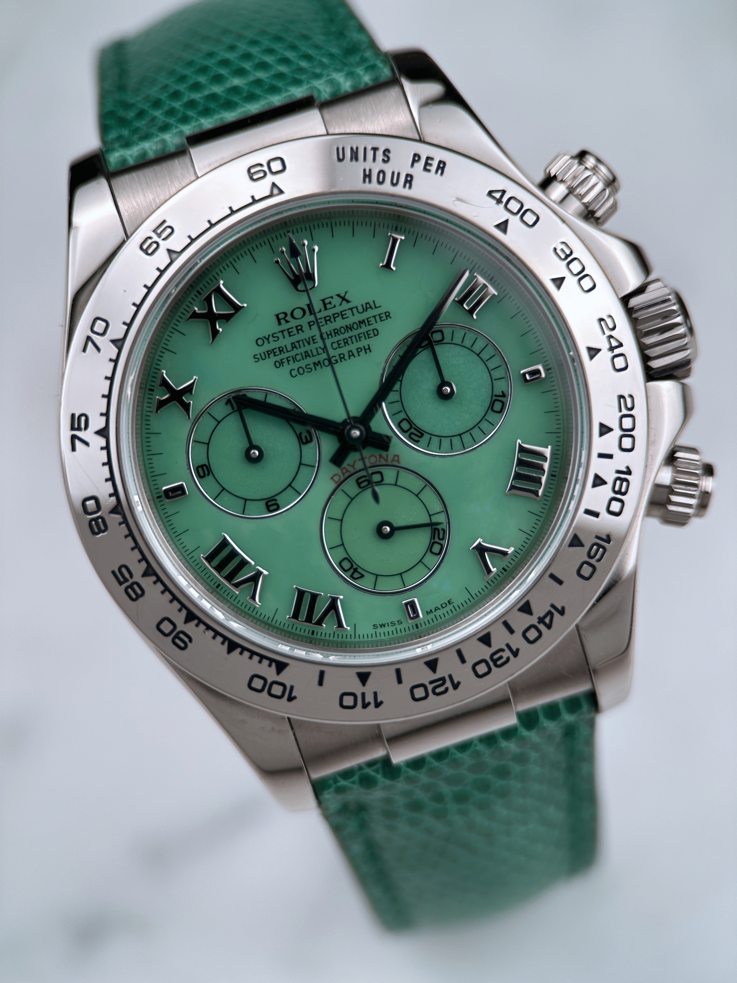 Rolex Cosmograph Daytona "Beach" Grün 116519 Fullset 2002