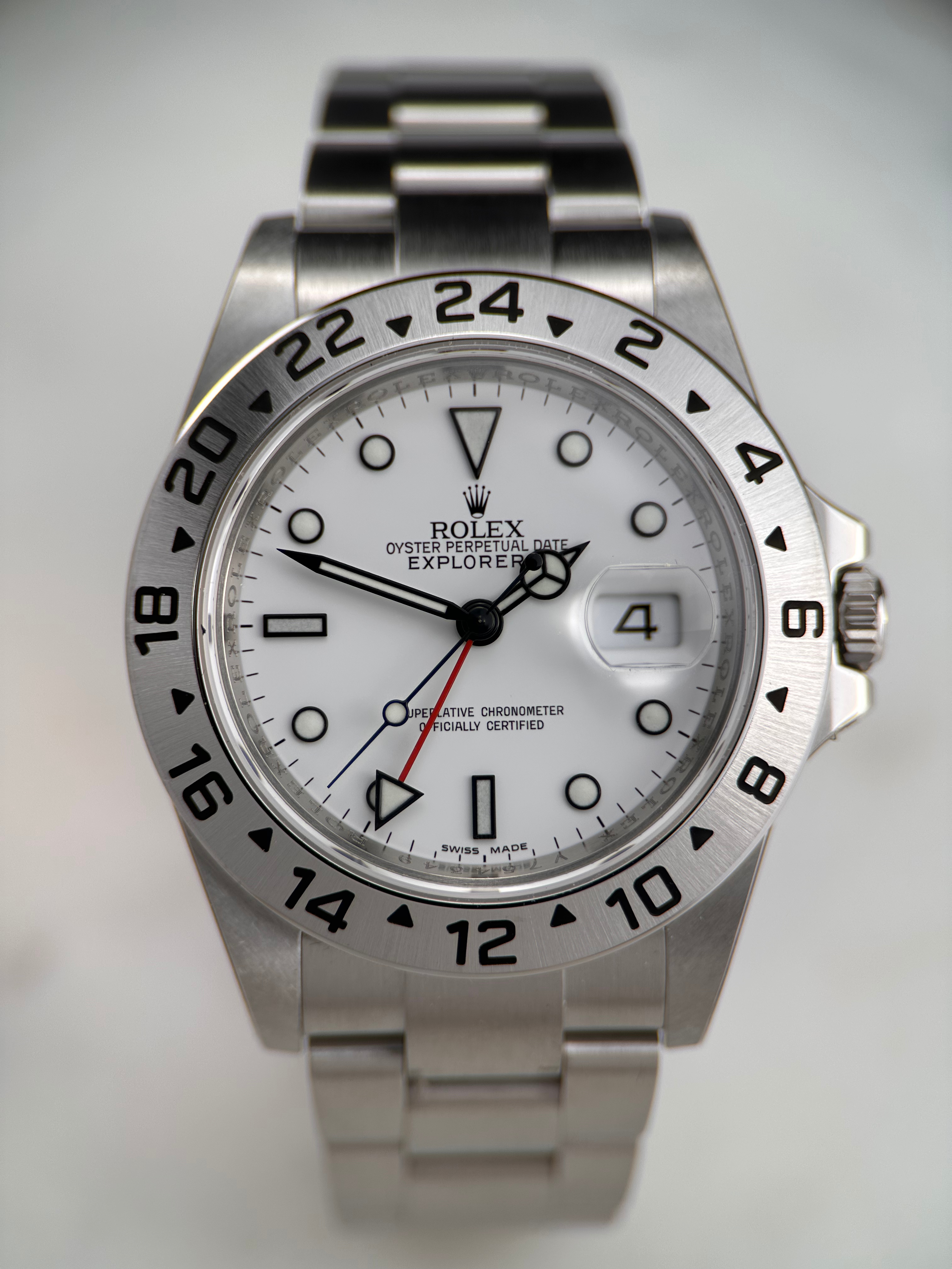 Rolex Explorer II 16570 Weiß "Full Sticker" Fullset 2012