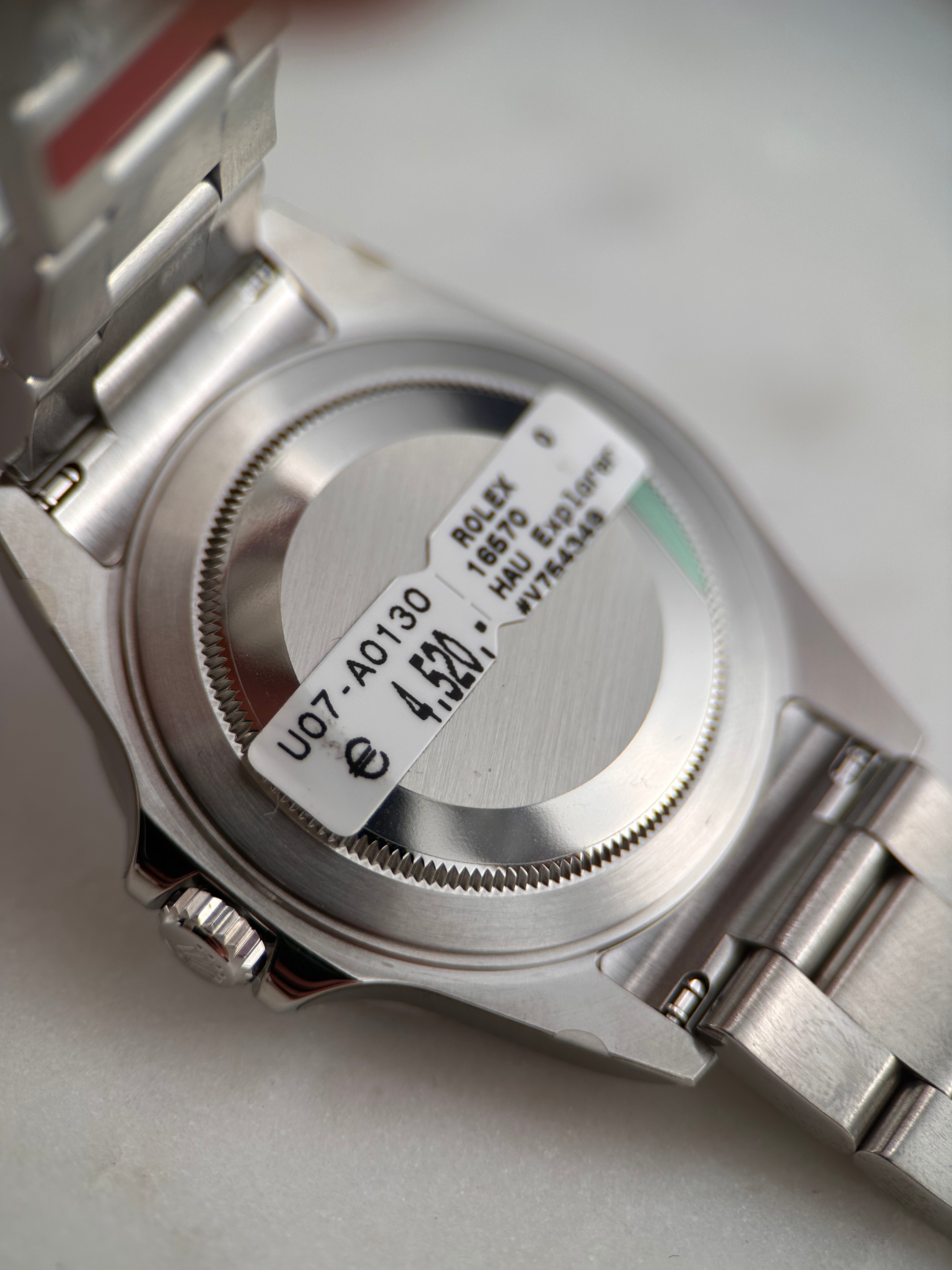 Rolex Explorer II 16570 Weiß "Full Sticker" Fullset 2012