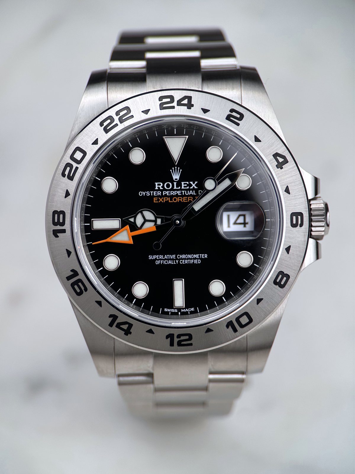 Rolex Explorer II Schwarz 216570 Fullset 2020