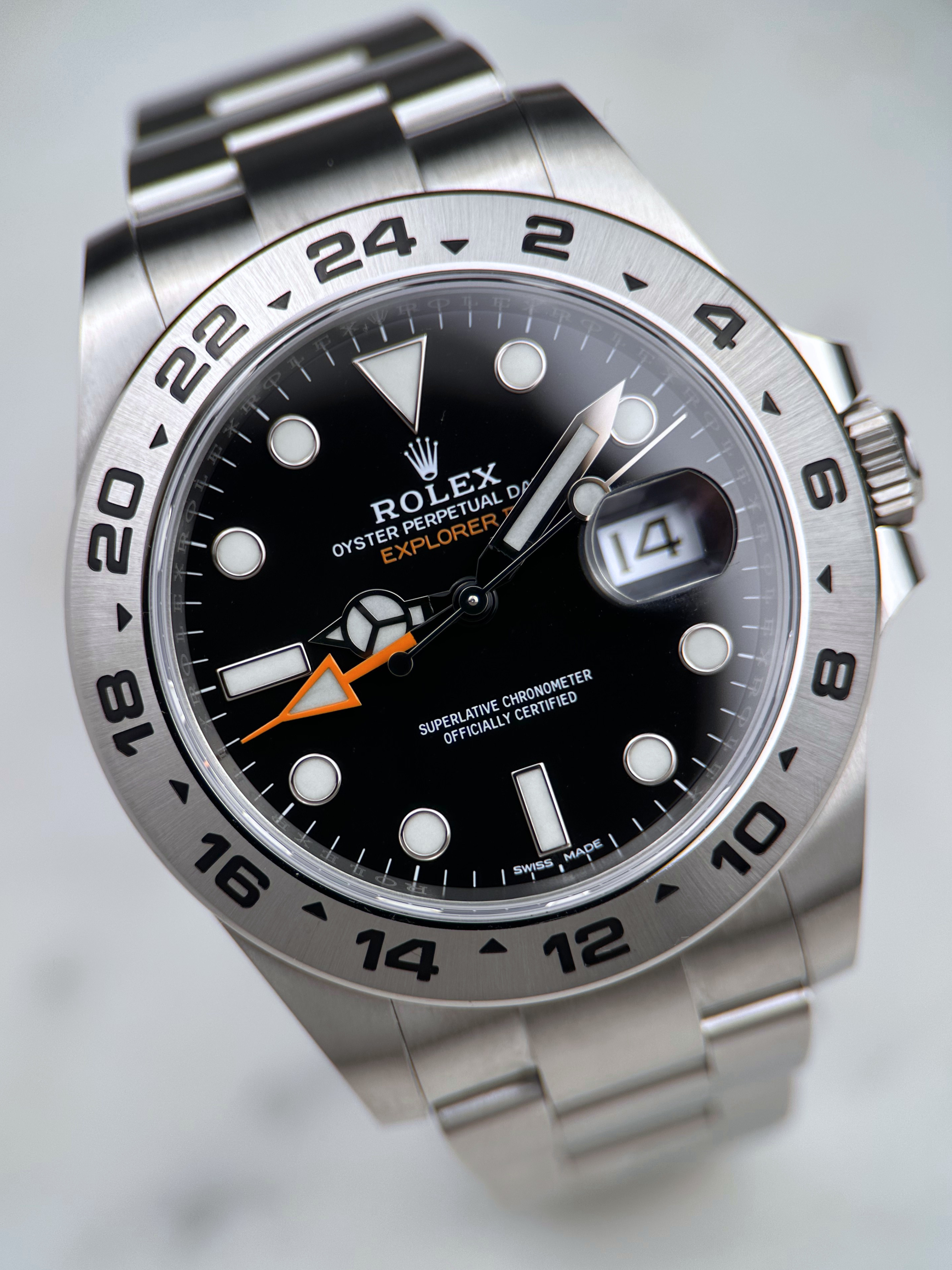 Rolex Explorer II Schwarz 216570 Fullset 2020