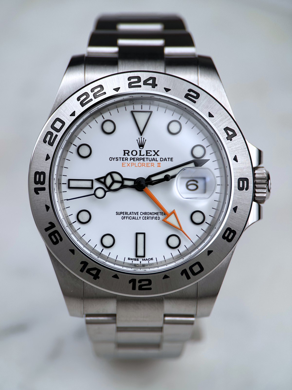 Rolex Explorer II 216570 Weiß Fullset 2019