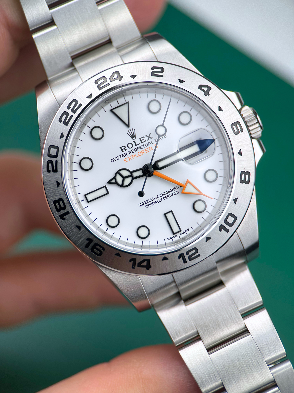 Rolex Explorer II 216570 Weiß Fullset 2019