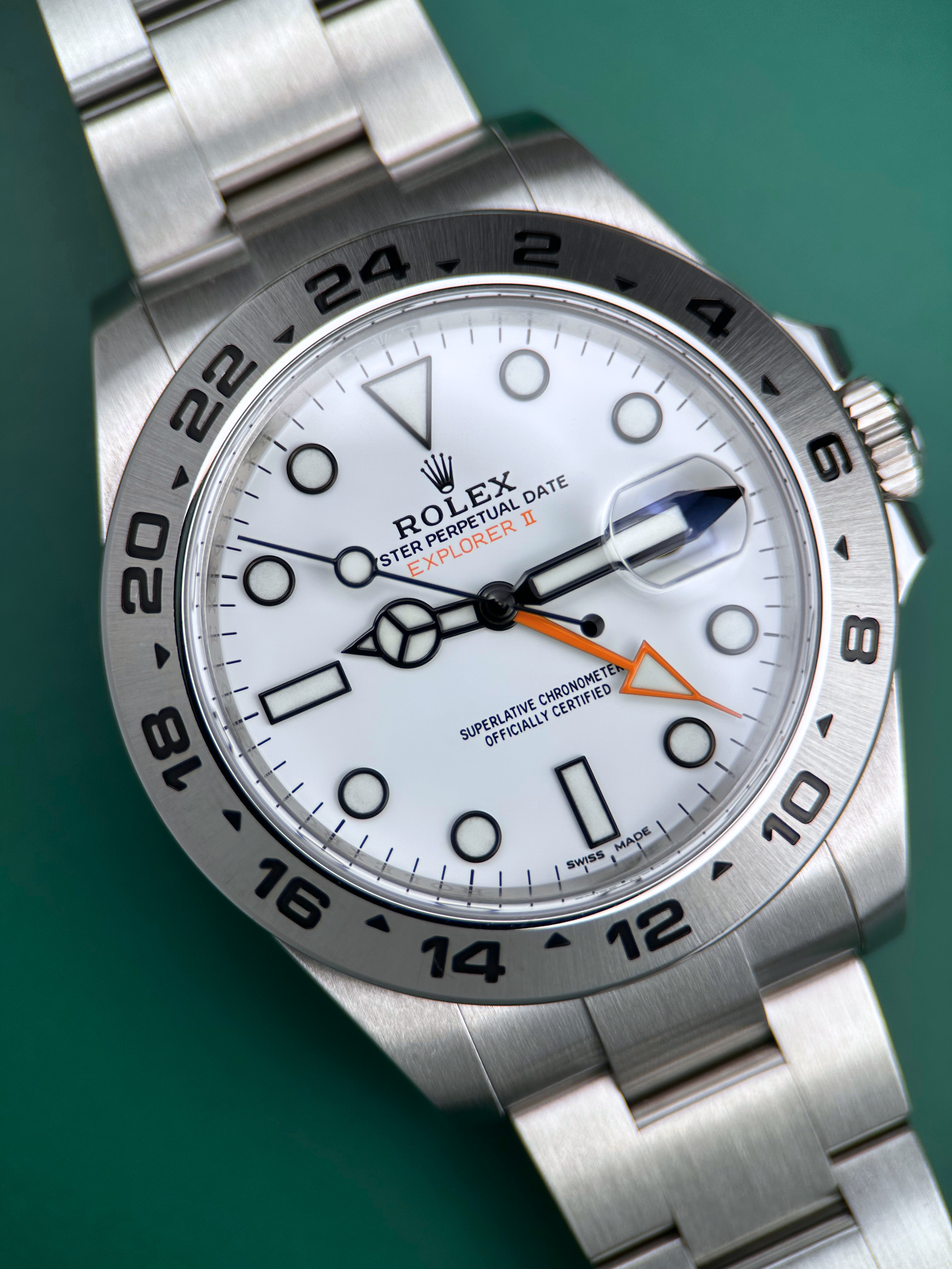 Rolex Explorer II 216570 Weiß Fullset 2019