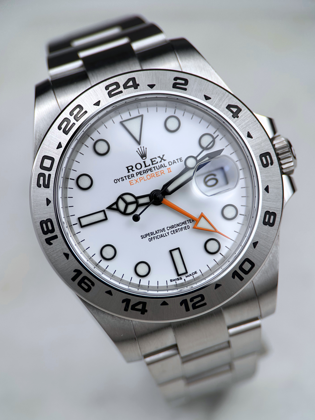 Rolex Explorer II 216570 Weiß Fullset 2019