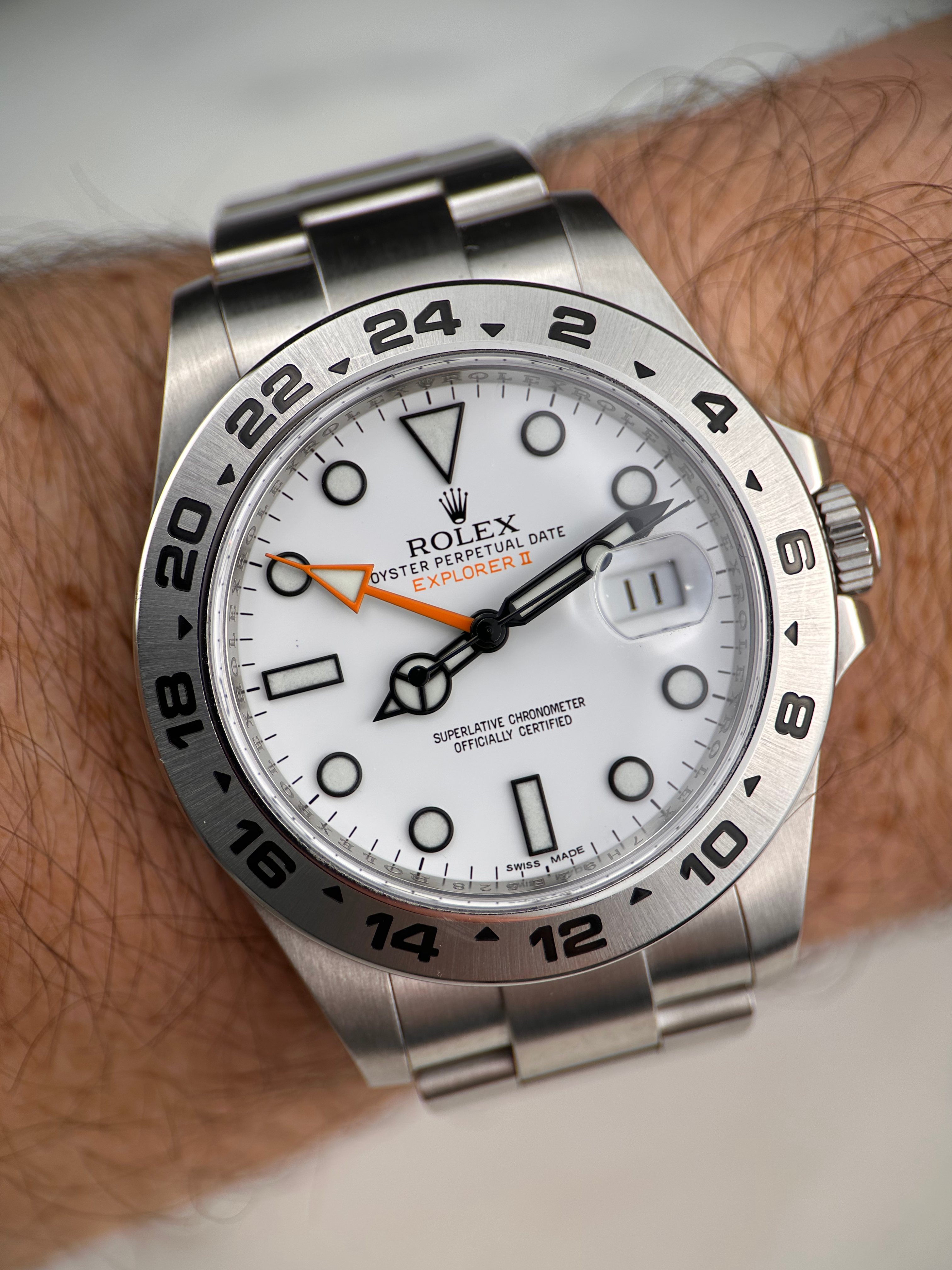 Rolex Explorer II Weiß 216570 Fullset 2012