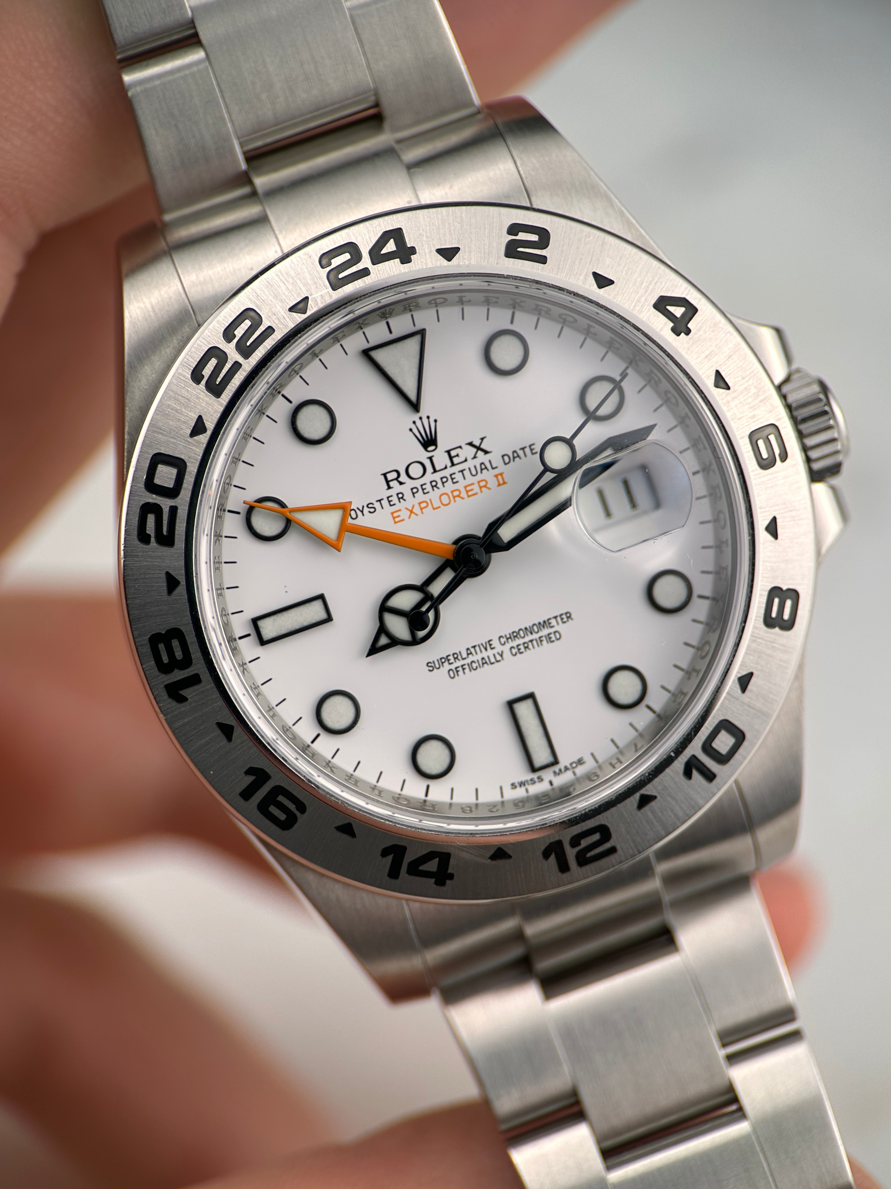 Rolex Explorer II Weiß 216570 Fullset 2012