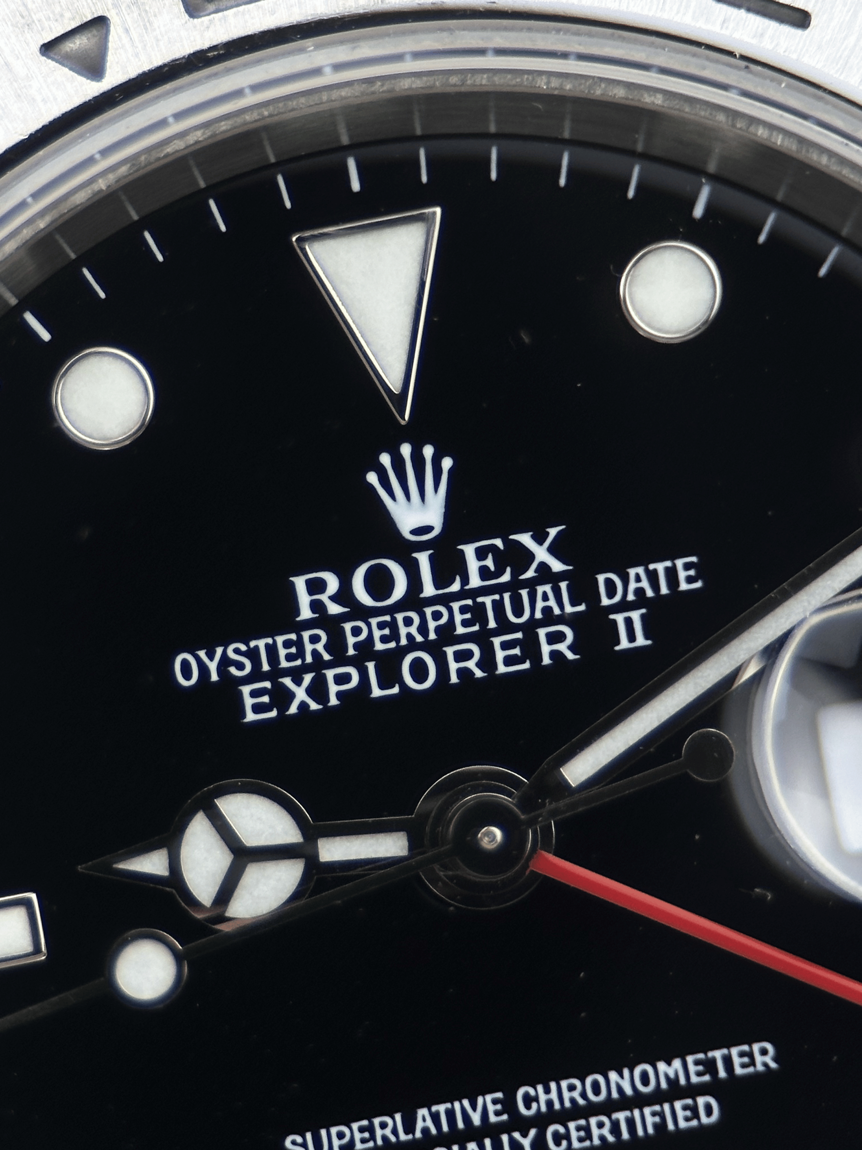 Rolex Explorer II Schwarz 16570 P-Serie 2000