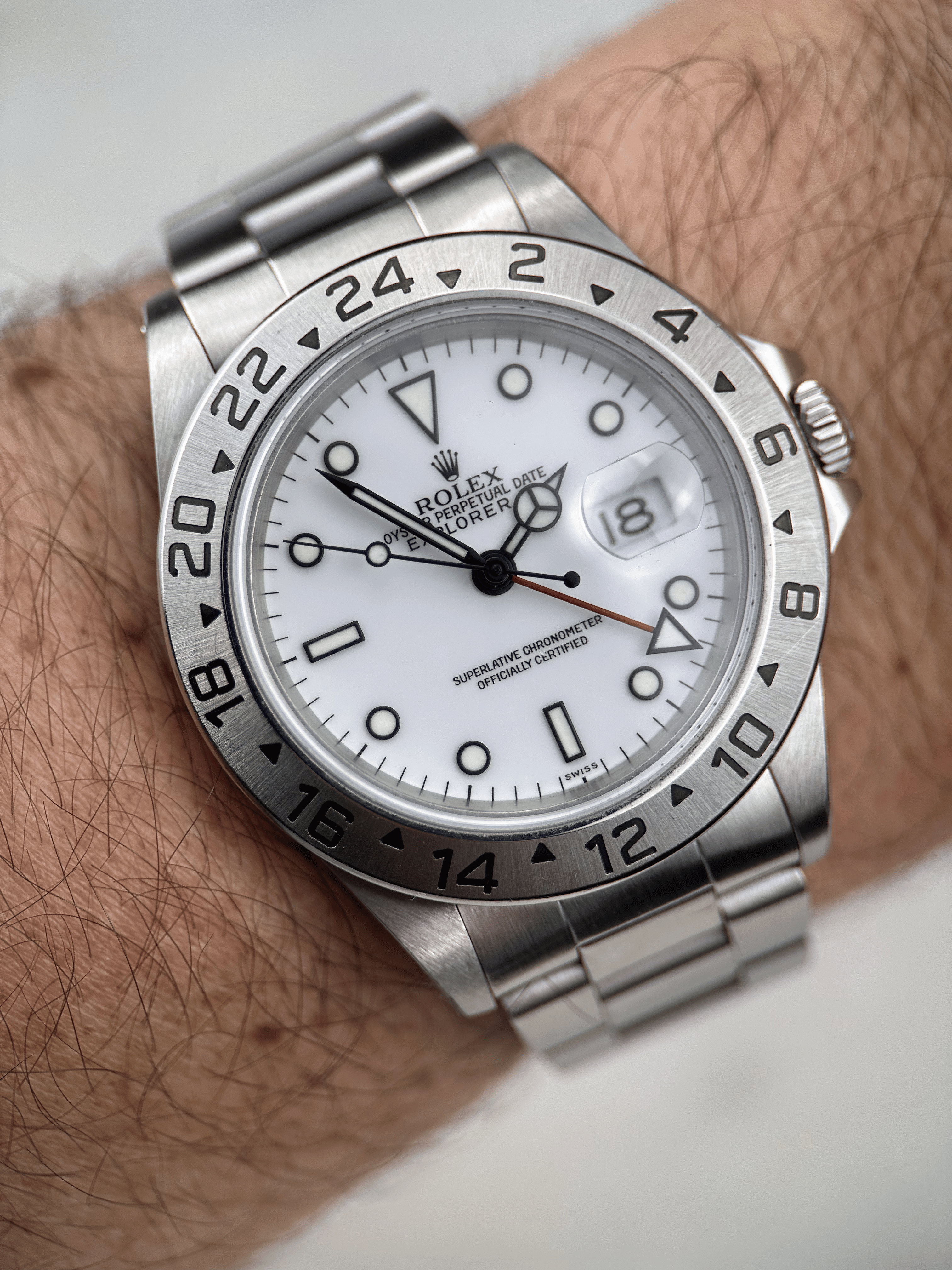 Rolex Explorer II Weiß 16570 A-Serie 1999