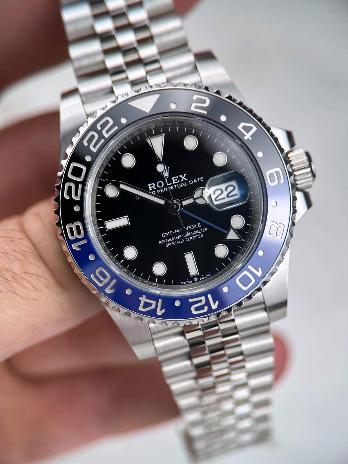 Rolex GMT Master II "Batgirl" 126710BLNR Fullset 2022