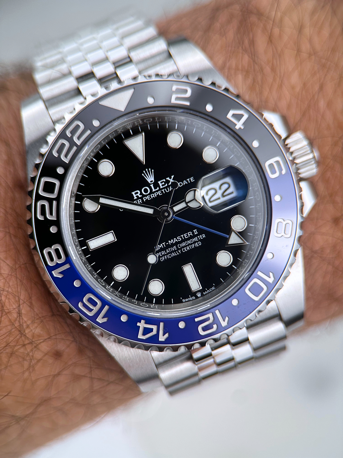 Rolex GMT Master II "Batgirl" 126710BLNR Fullset 2022