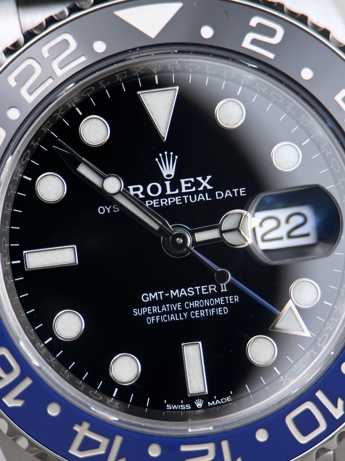 Rolex GMT Master II "Batgirl" 126710BLNR Fullset 2022