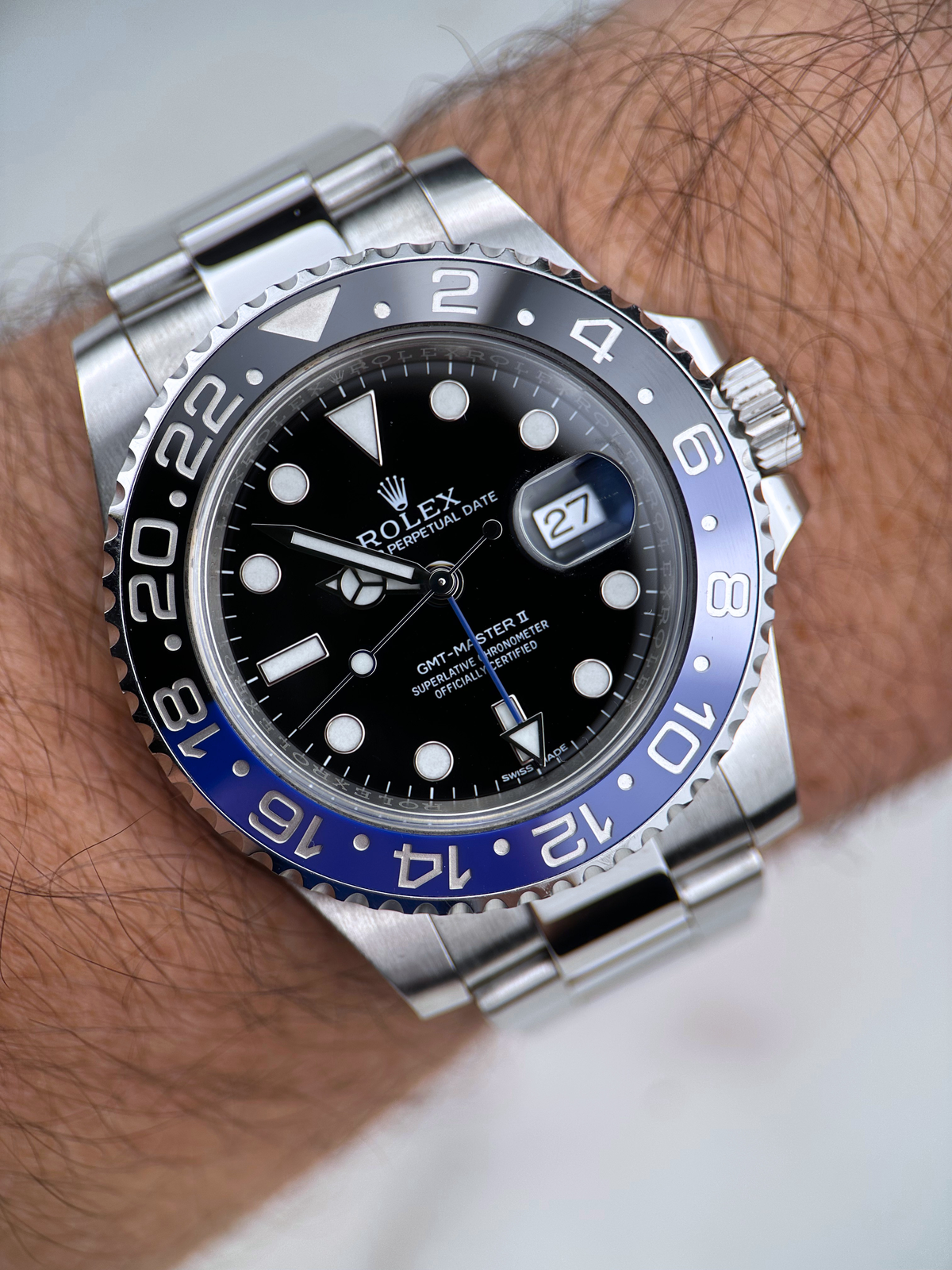 Rolex GMT Master II "Batman" 116710BLNR Fullset 2017