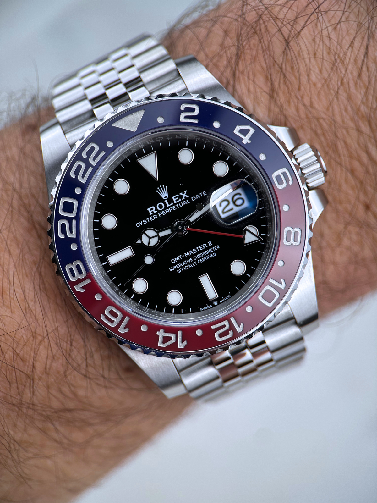 Rolex GMT Master II "Pepsi" 126170BLRO Fullset 2021
