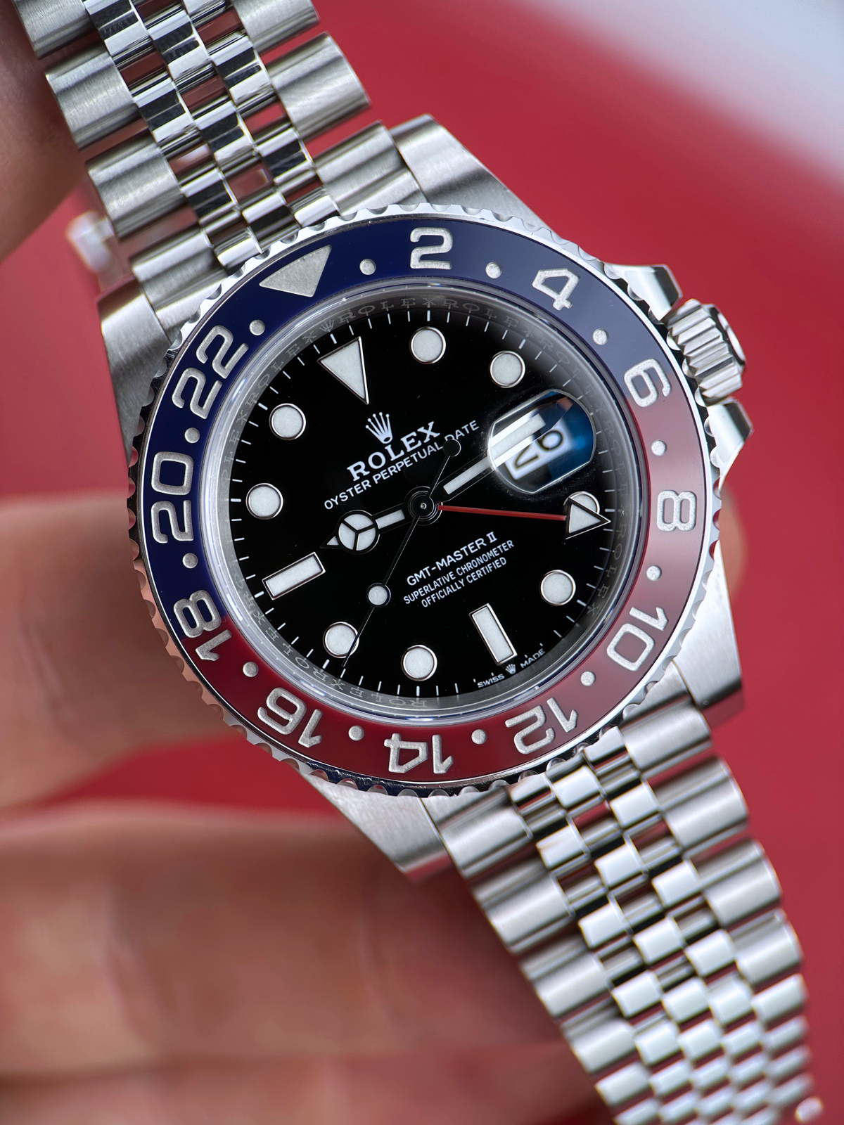 Rolex GMT Master II "Pepsi" 126170BLRO Fullset 2021
