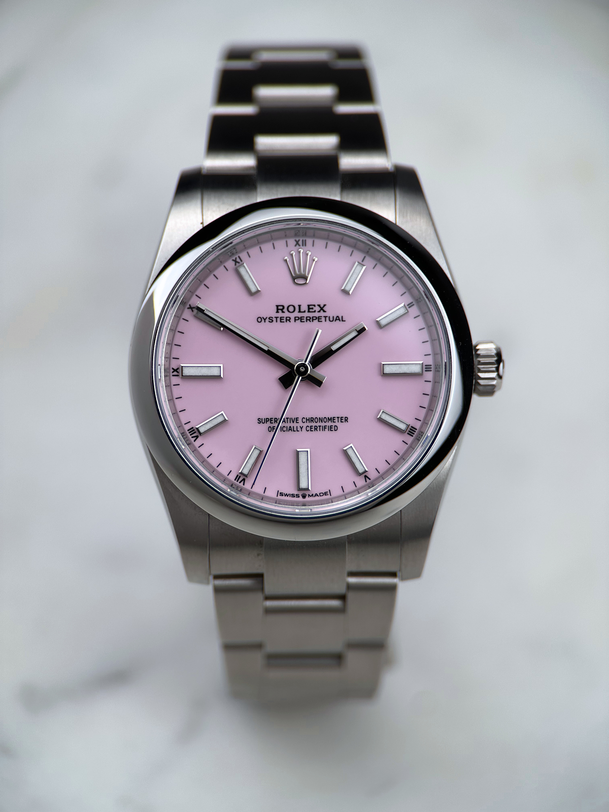 Rolex Oyster Perpetual "Candy Pink" 124200 Fullset 2025