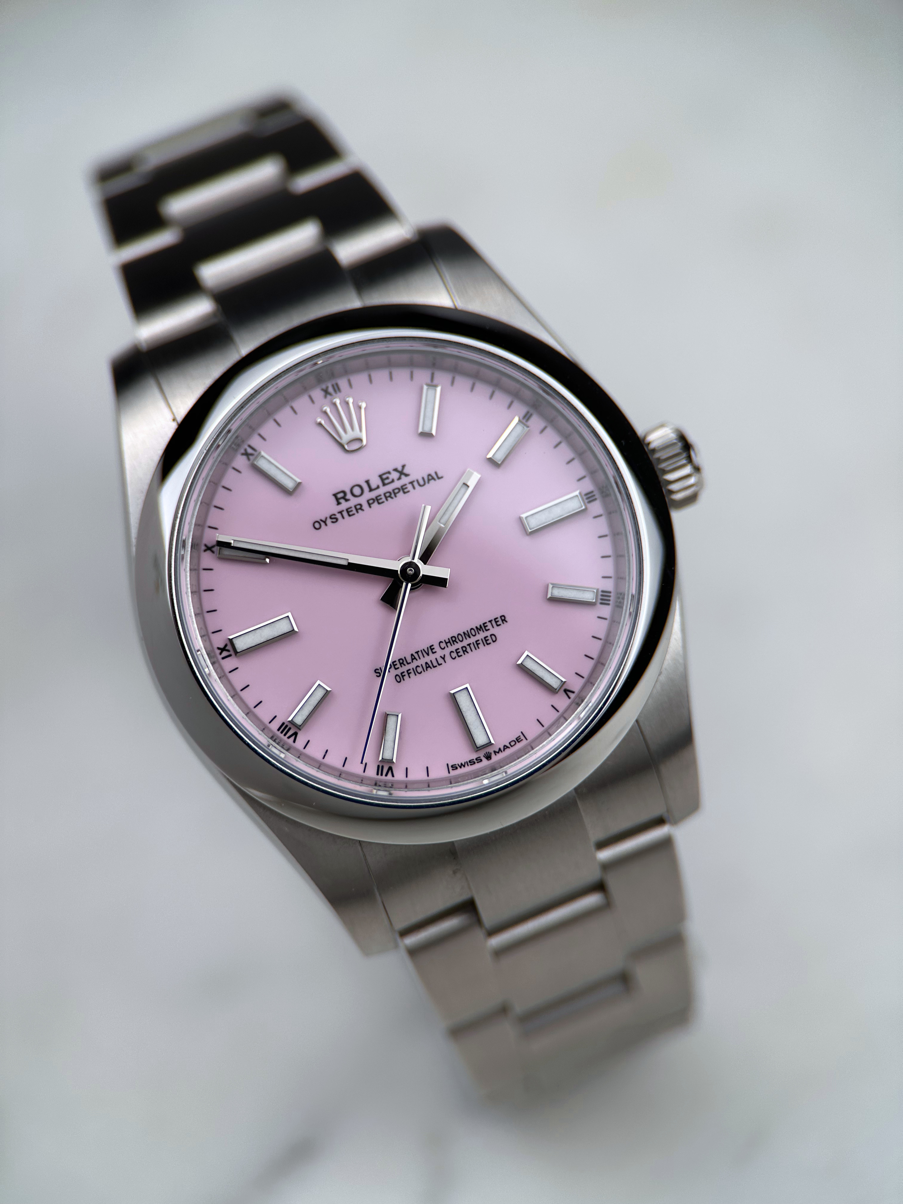 Rolex Oyster Perpetual "Candy Pink" 124200 Fullset 2025